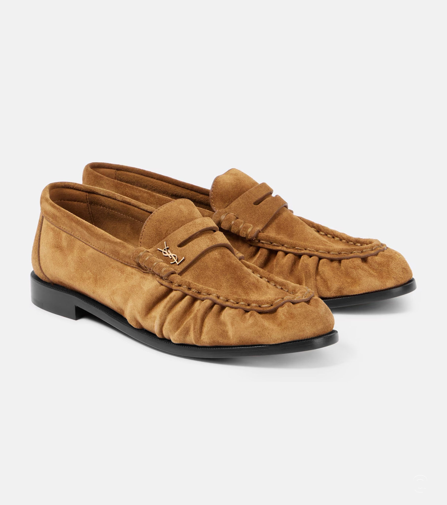 Suede Penny Loafers