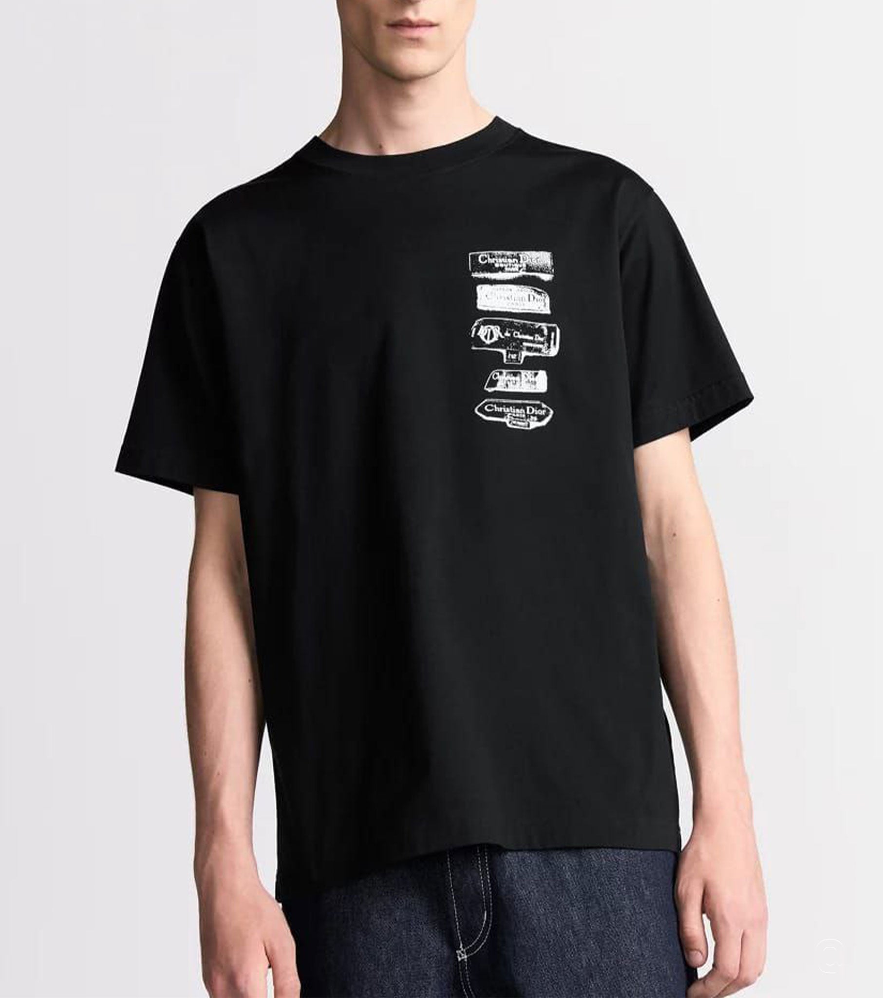Close-up of Archives Labels T-Shirt - Nixxy Shop