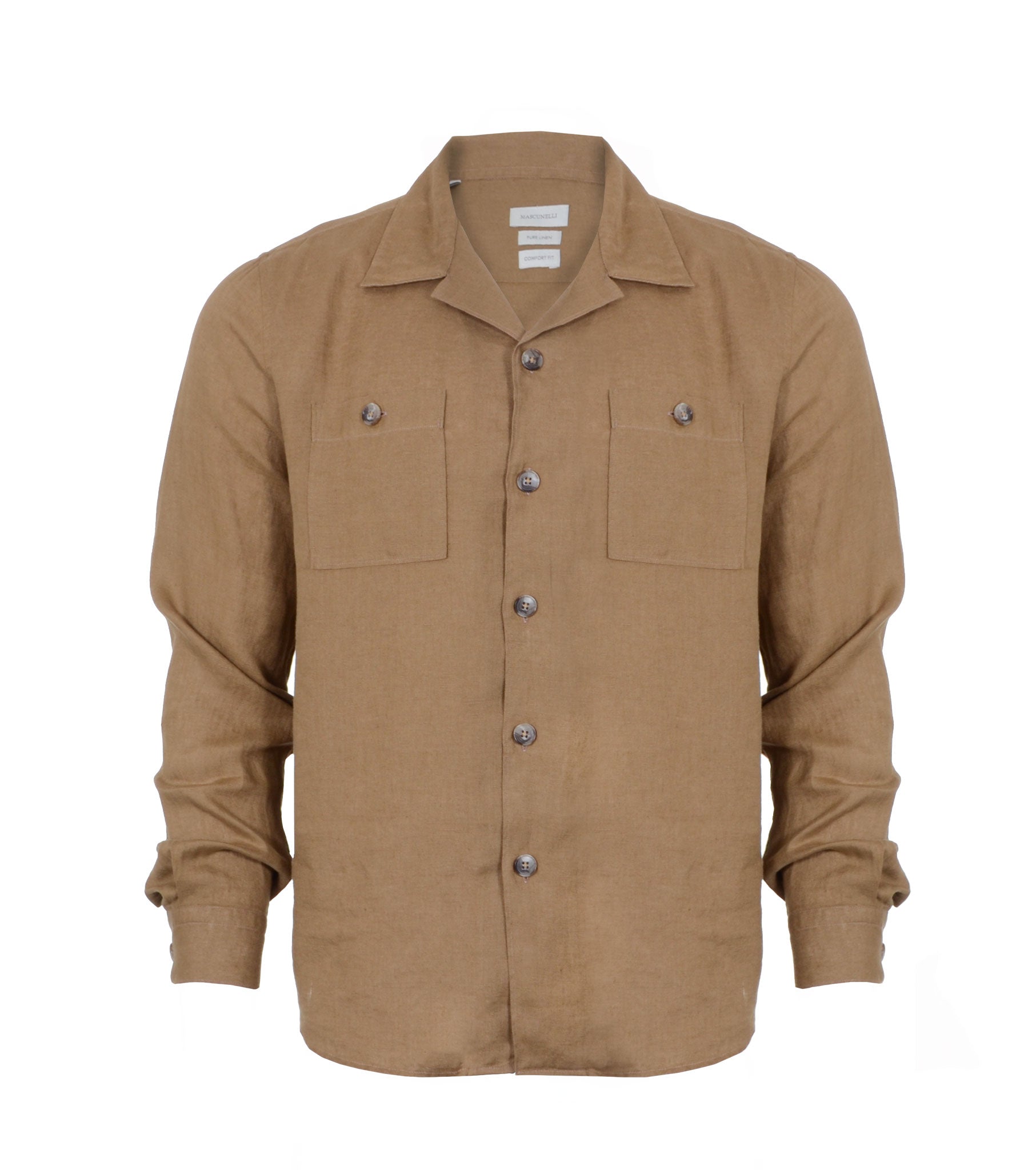 Men's Linen Shirt with Pockets