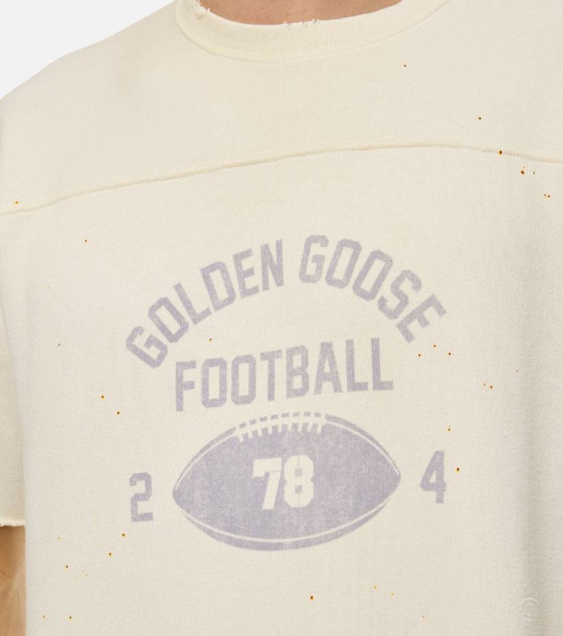 Vintage Football Print T-shirt GG5080