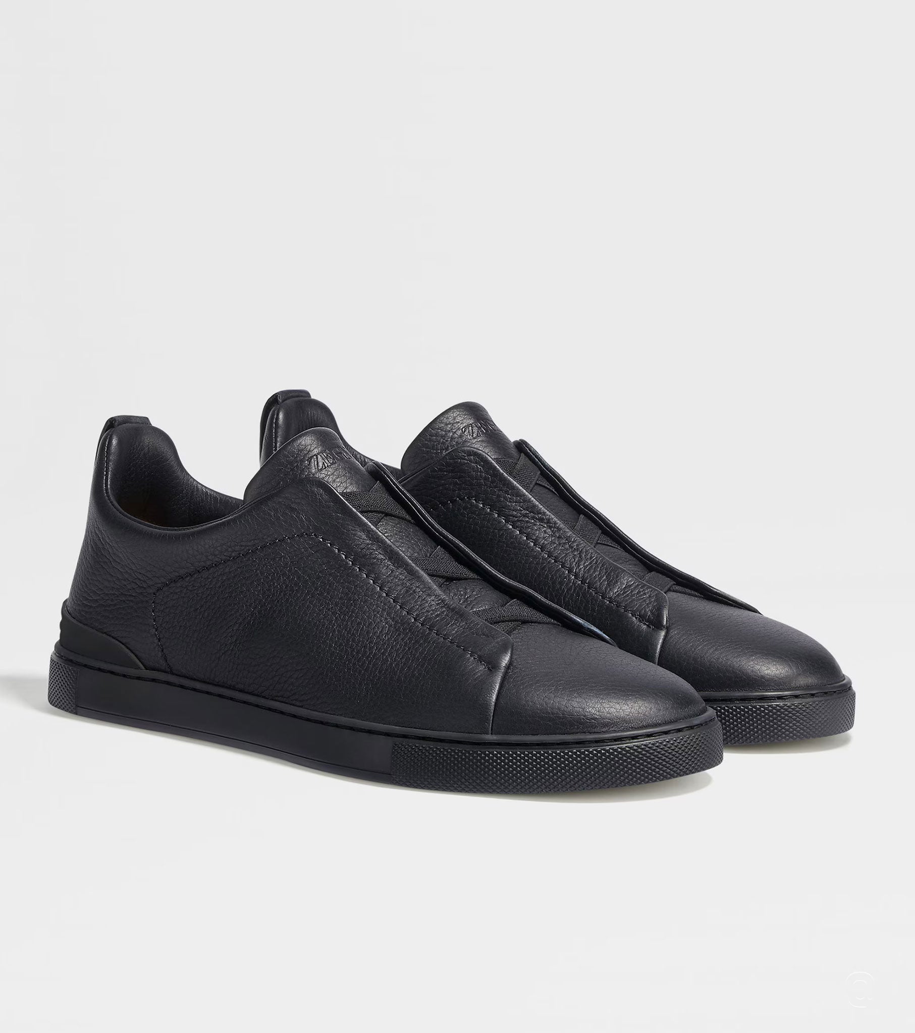 Deerskin Triple Stitch Sneakers