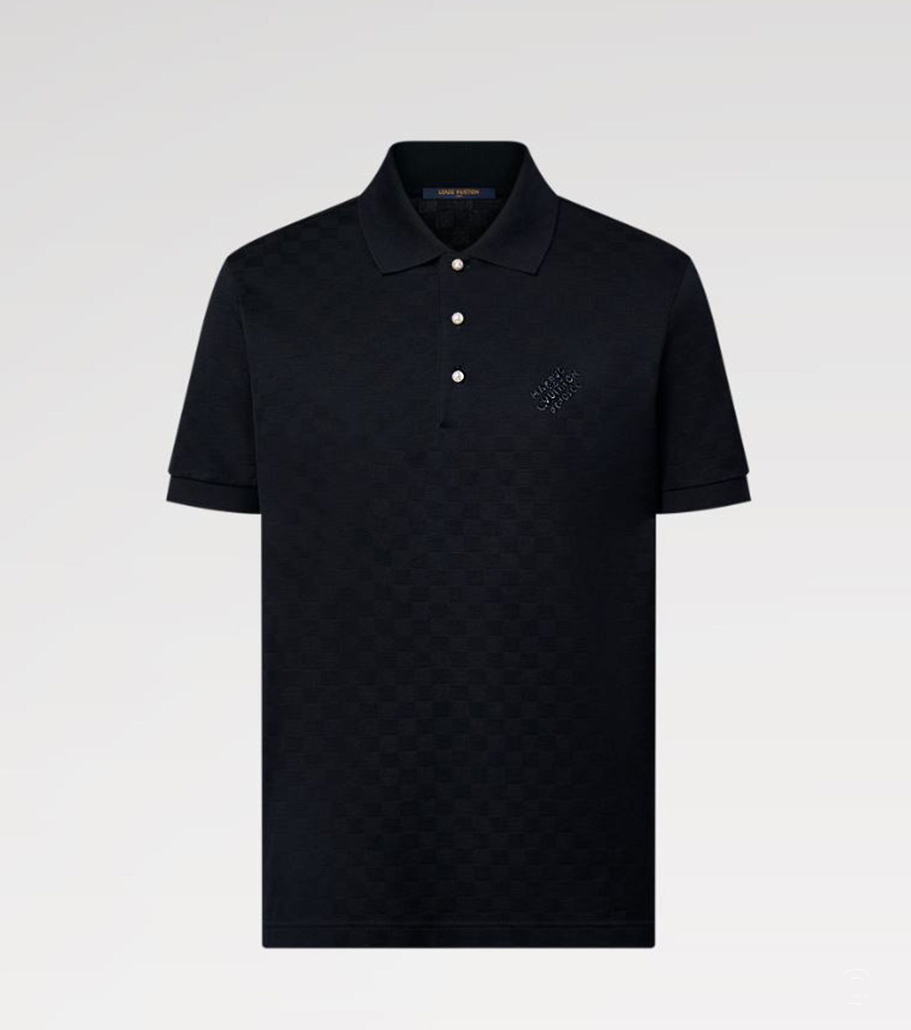 Damier Signature Polo Shirt S25-LV69