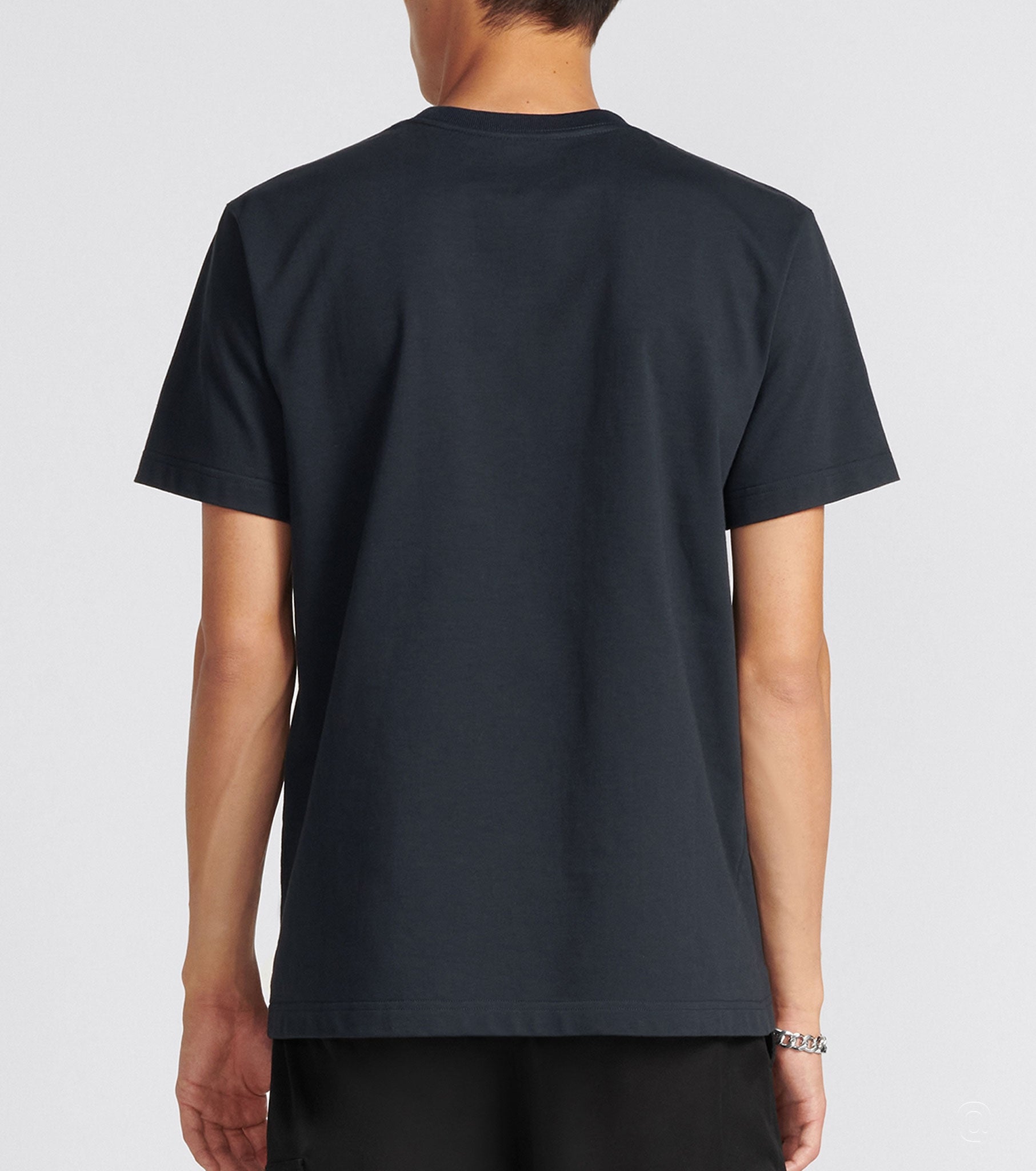 Back of model wear 1947 embroidered t-shirt - Nixxy Shop