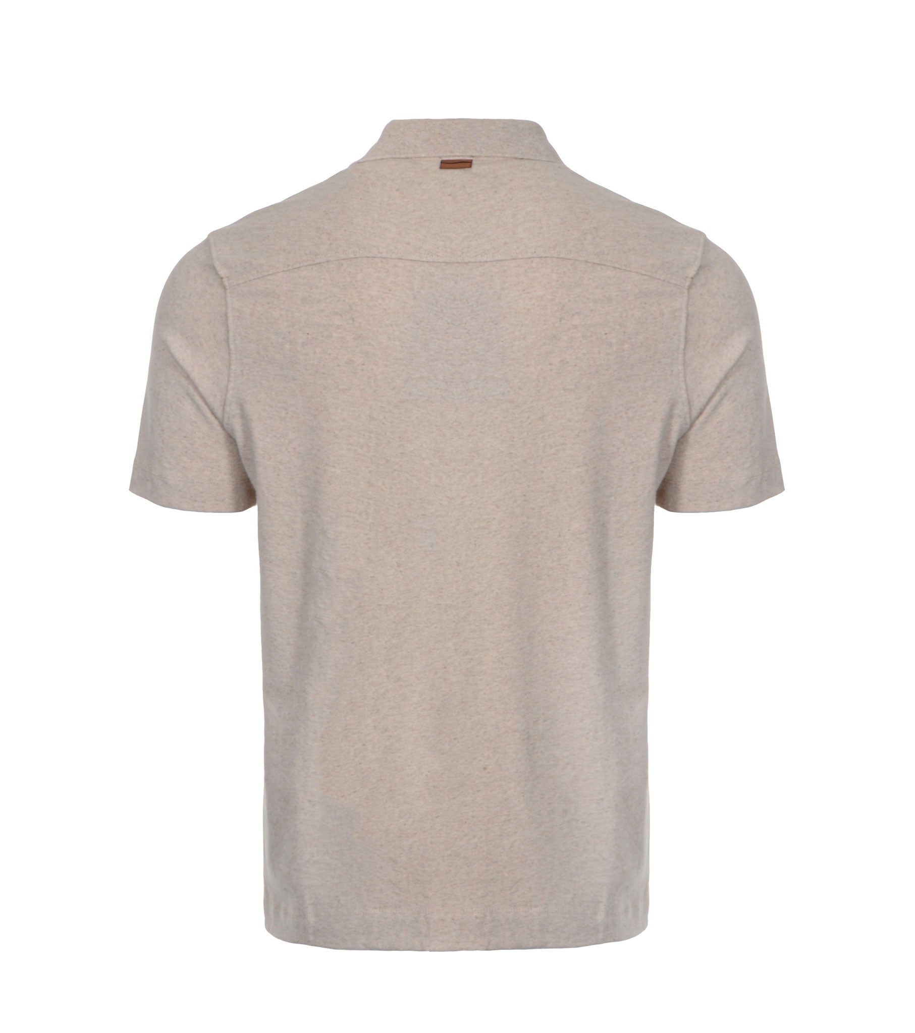 Men Linen Polo Shirt