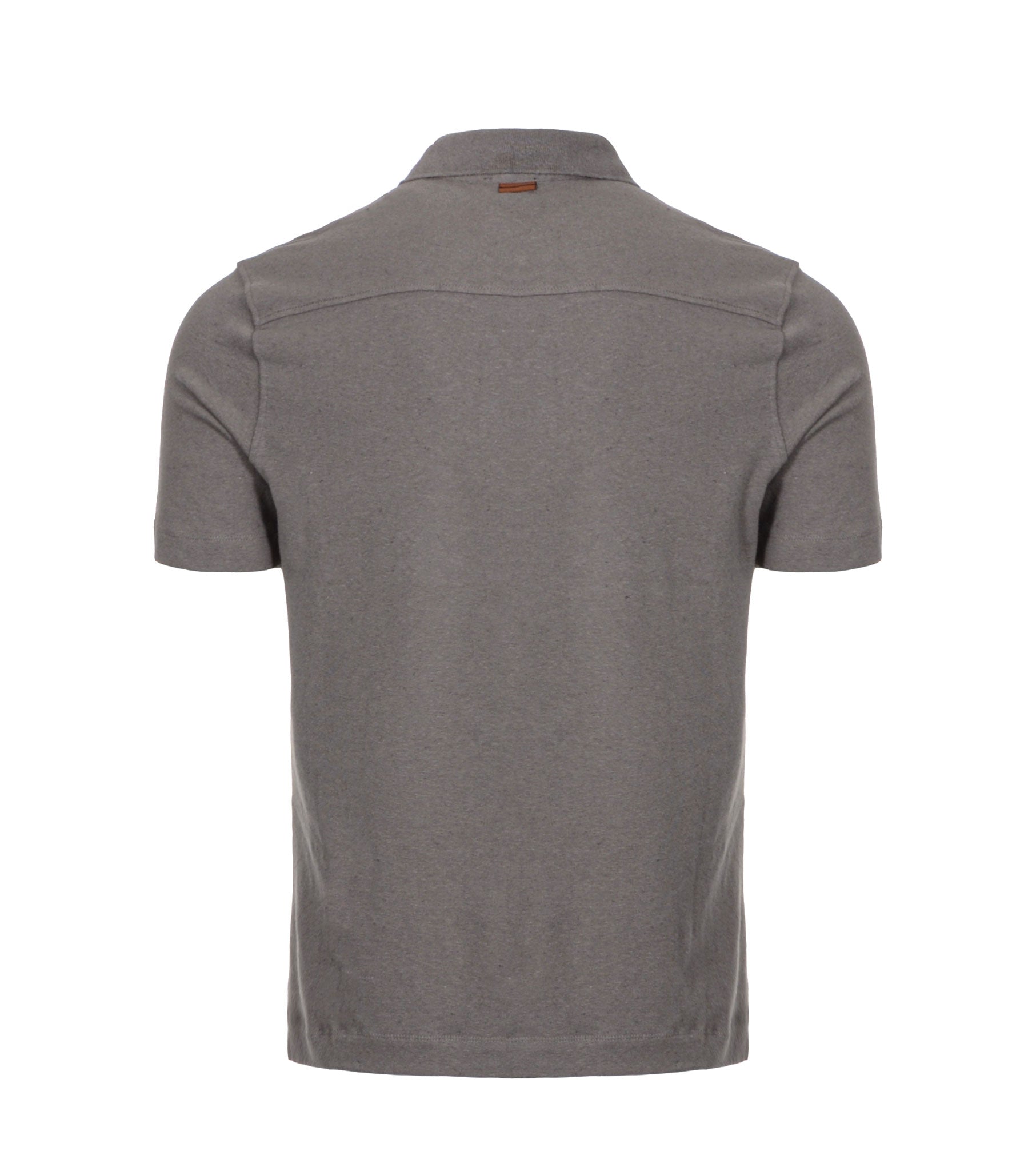 Men Linen Polo Shirt