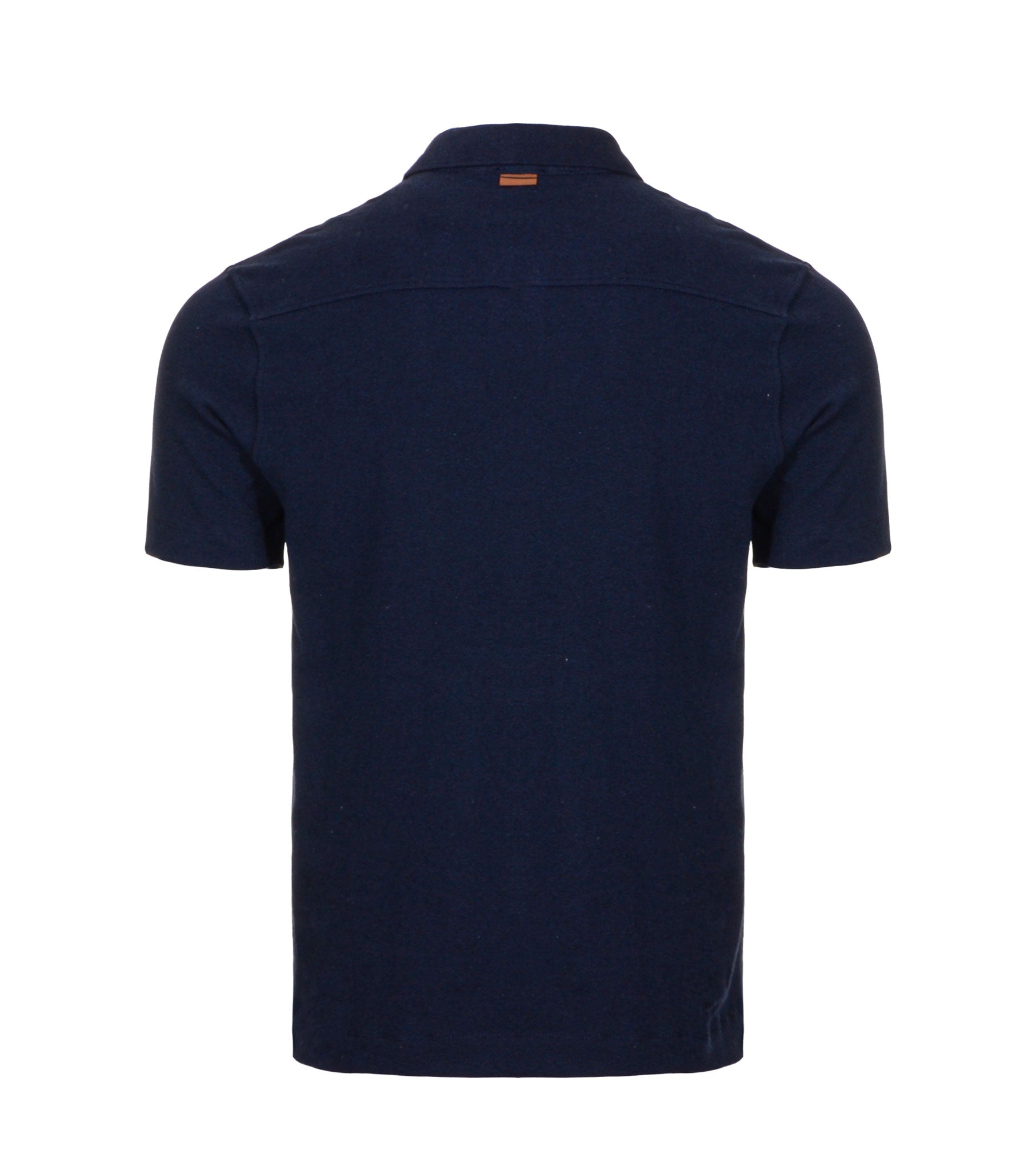 Men Linen Polo Shirt