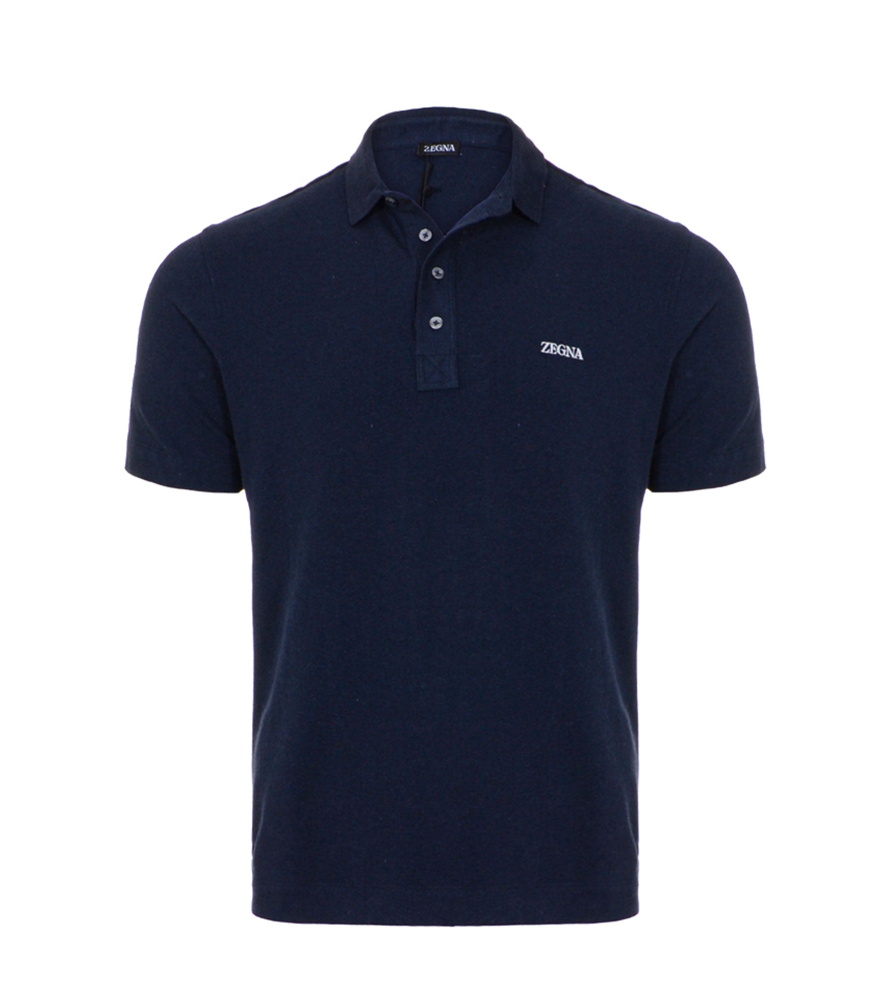 Men Linen Polo Shirt