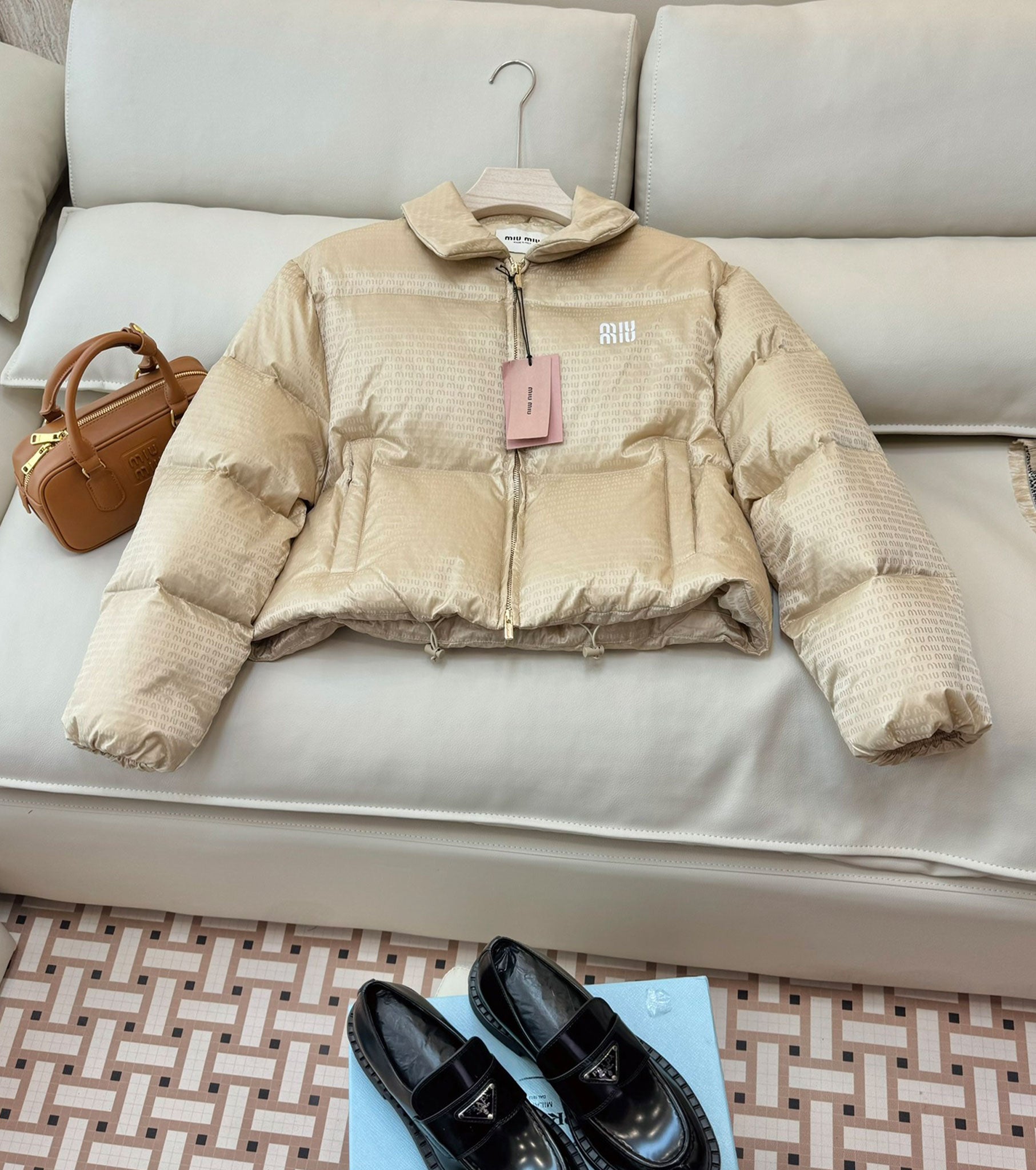Women down bomber jacket