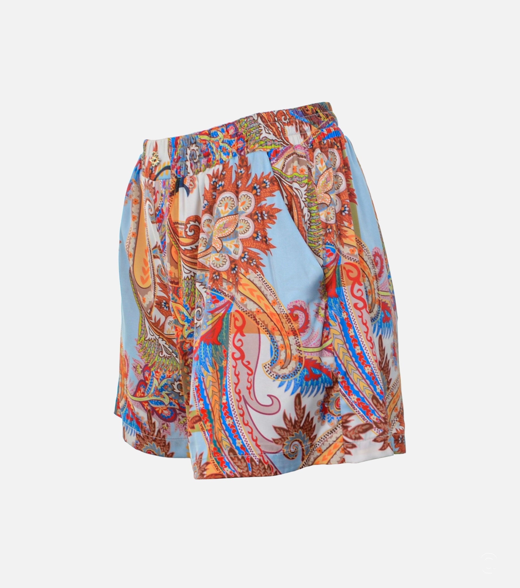Women's Paisley Print Shorts