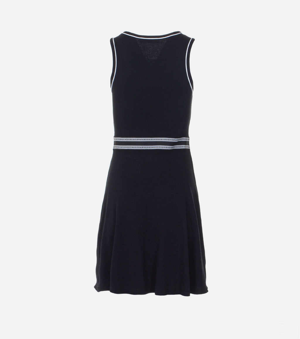 Black Ribbed Dress