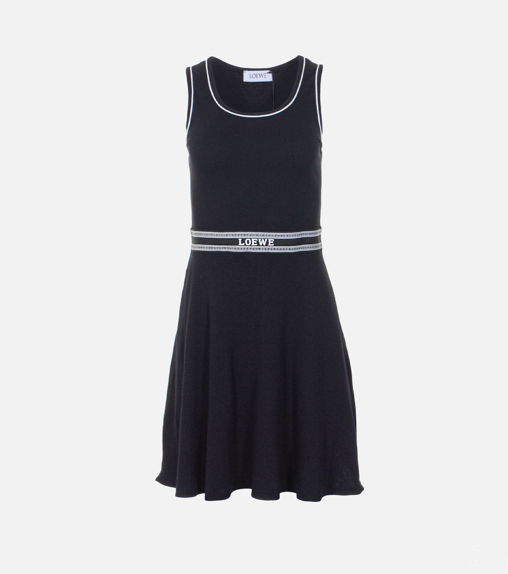 Black Ribbed Dress