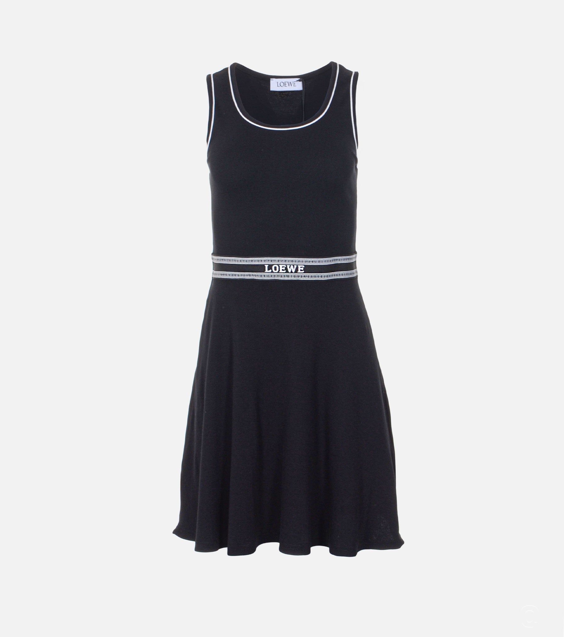 Black Ribbed Dress