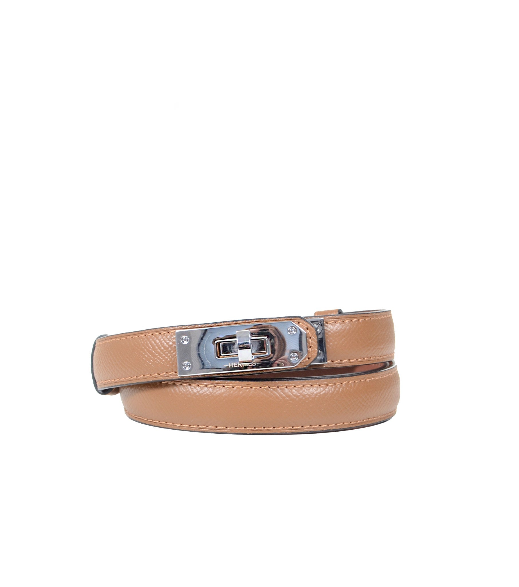 Togo Leather Women's Belt