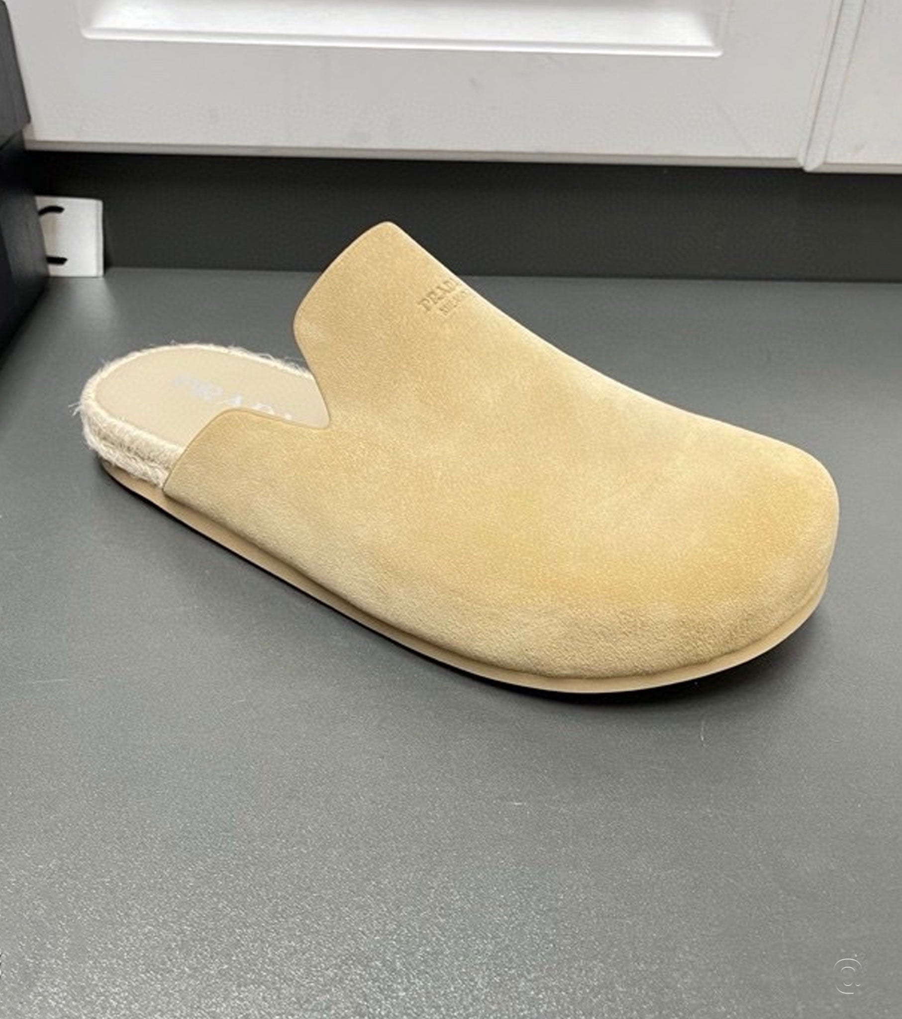 Suede mules