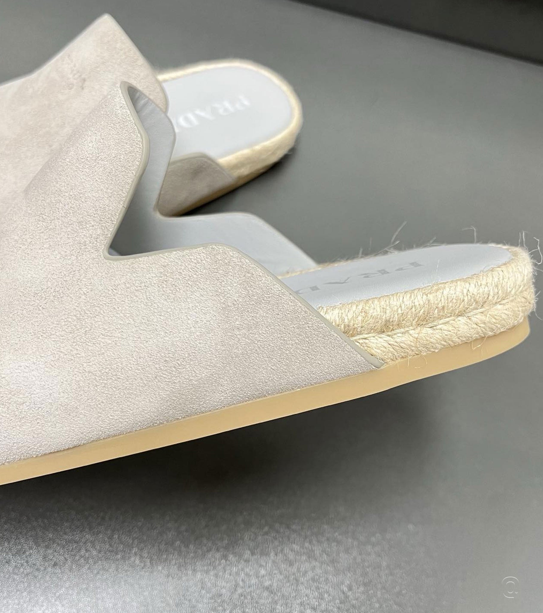 Suede mules