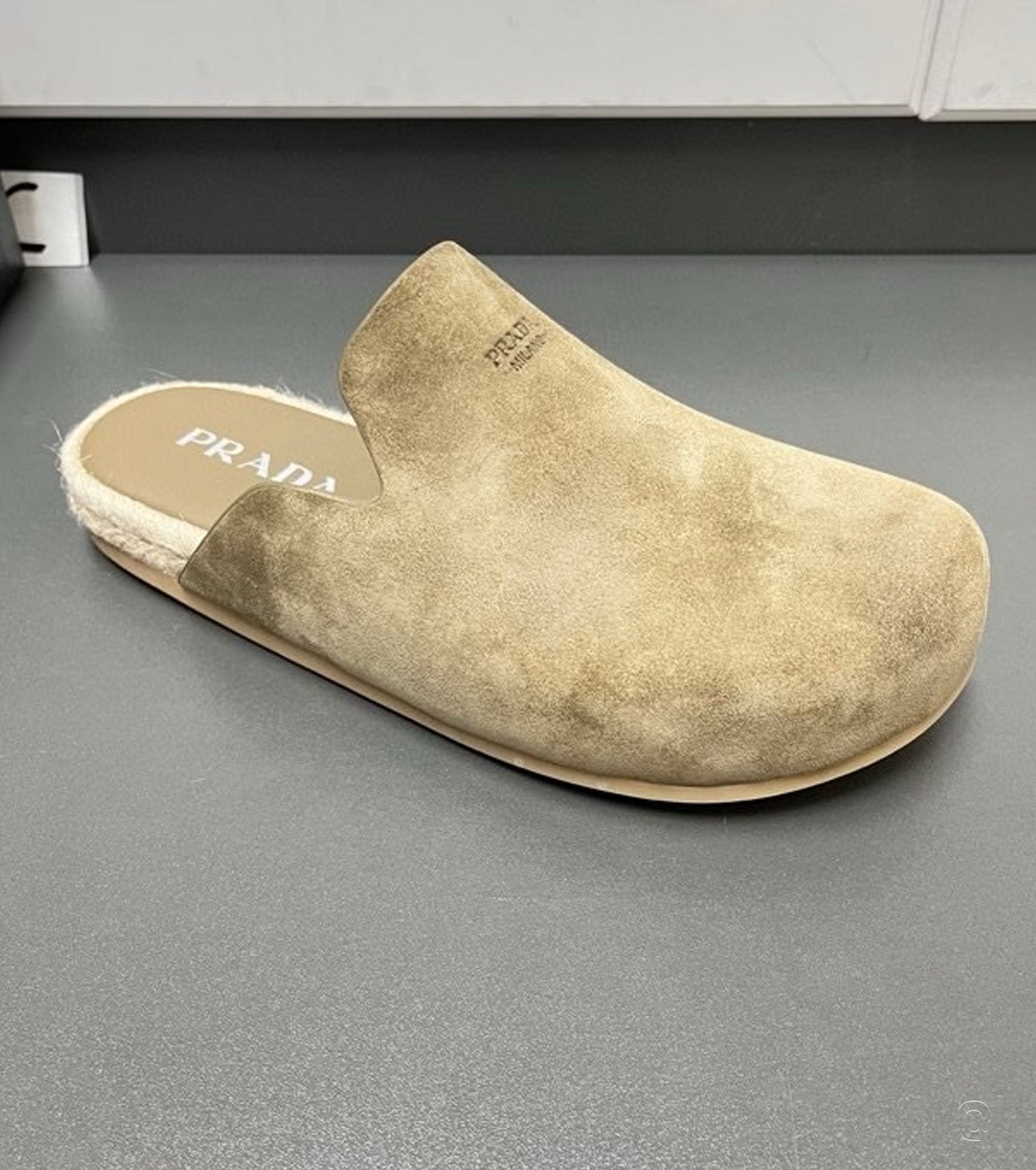 Suede mules