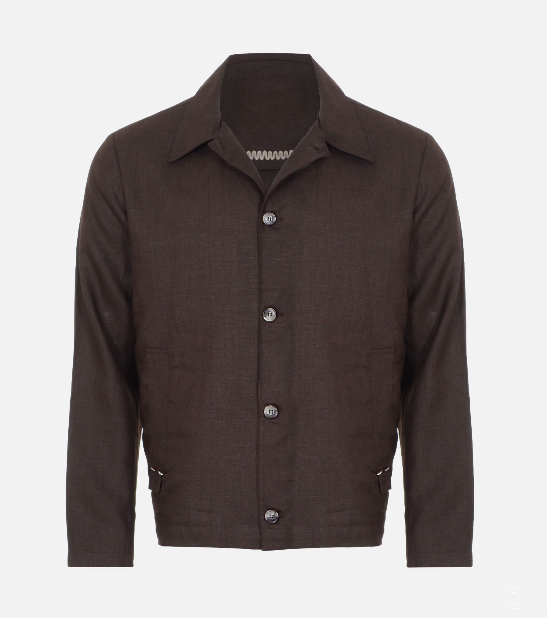 Men's Linen Shirt Jacket