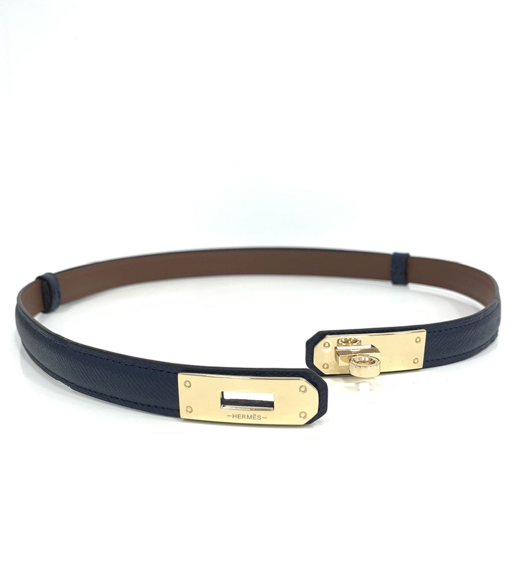 Togo Leather Women's Belt