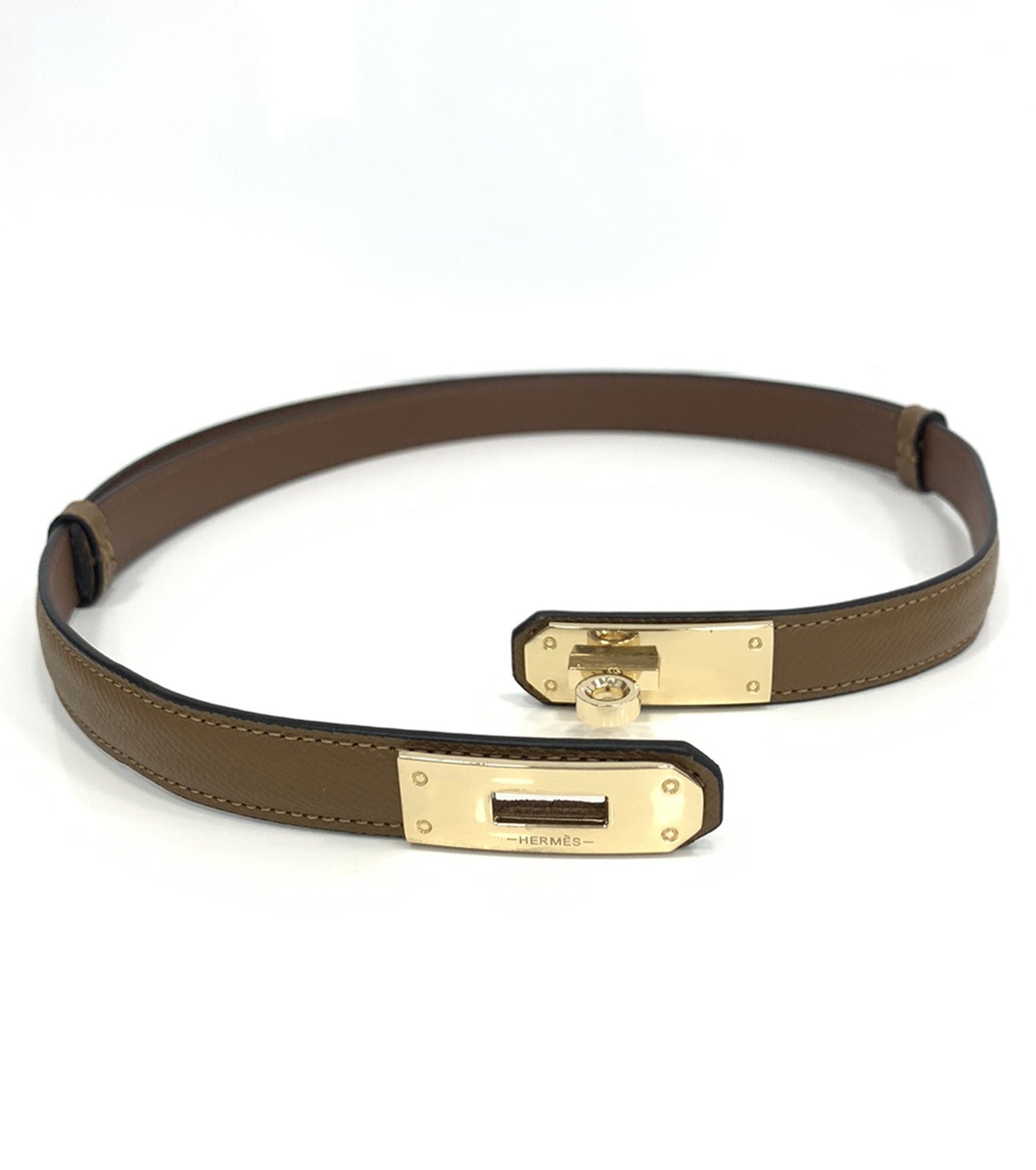 Togo Leather Women's Belt