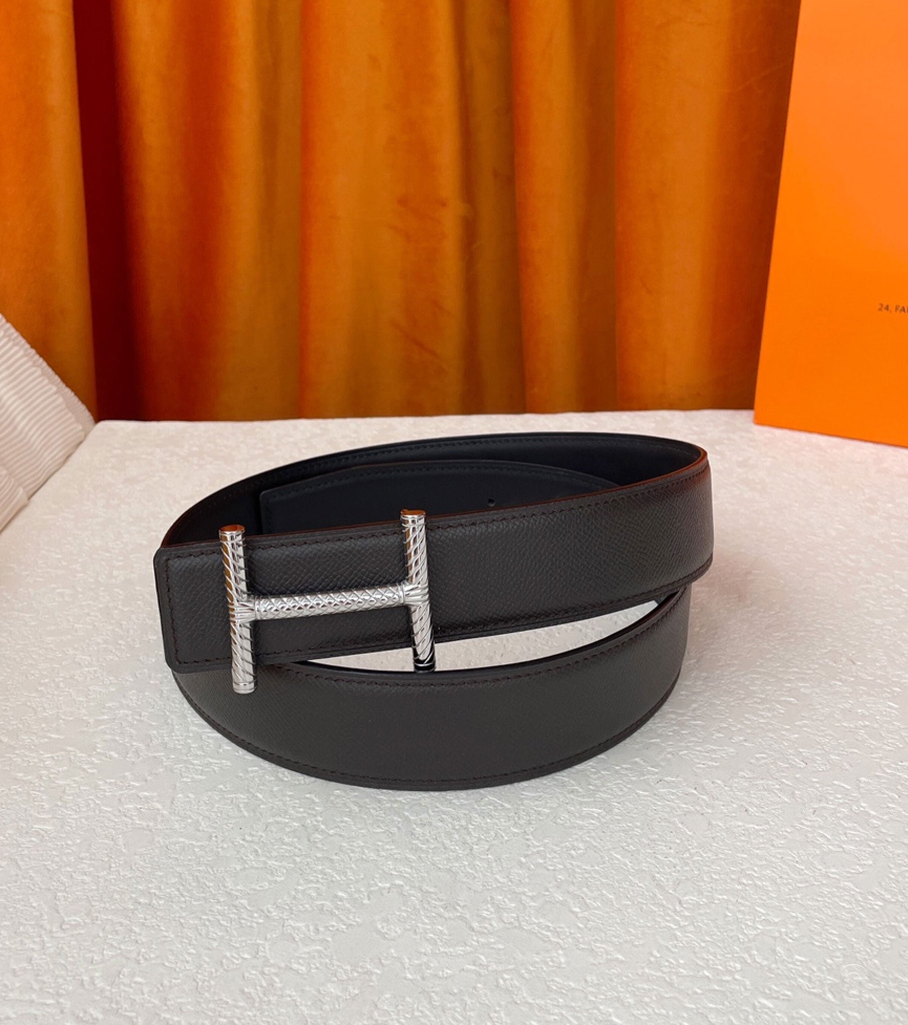 H belt buckle