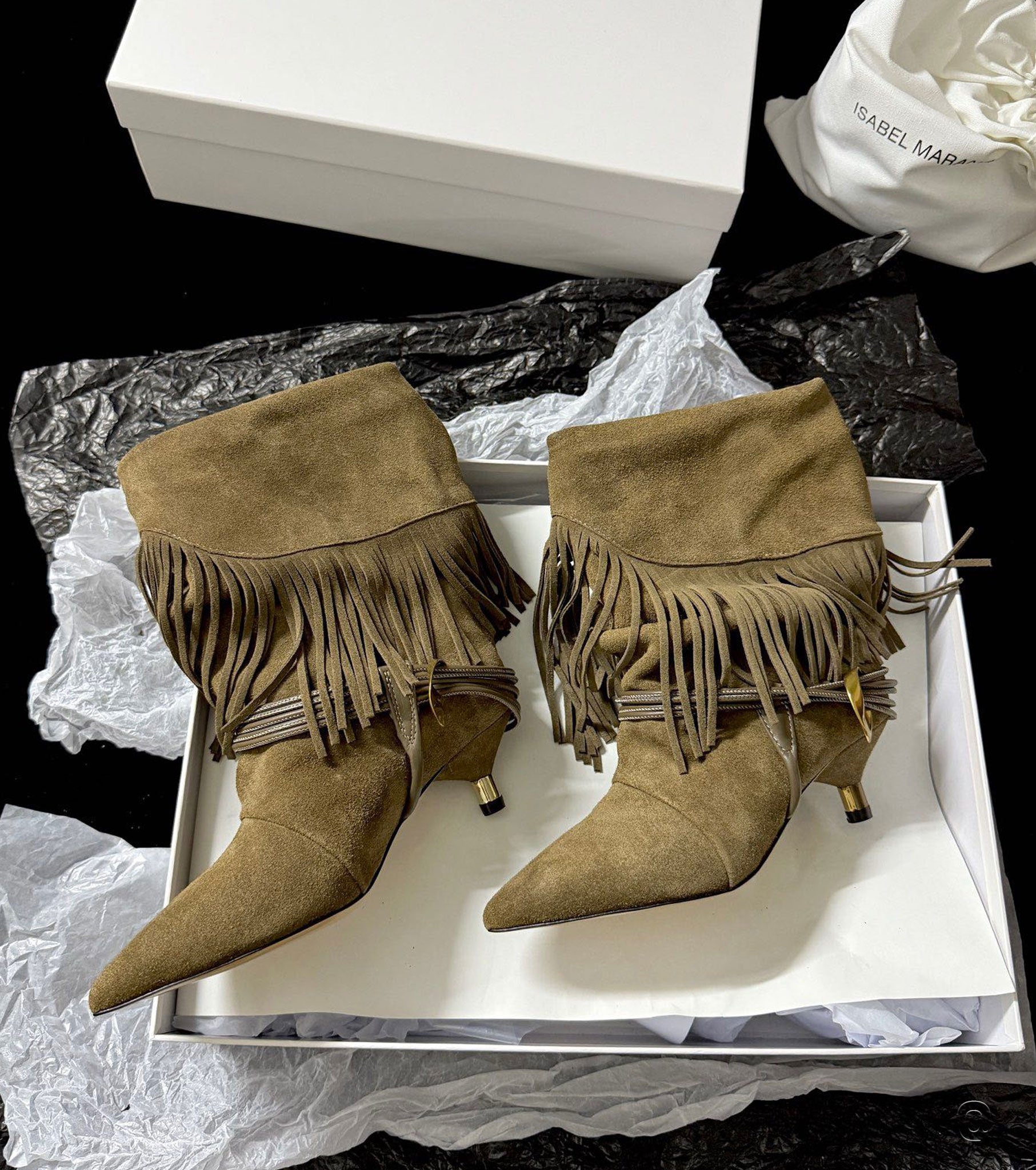 Suede boots