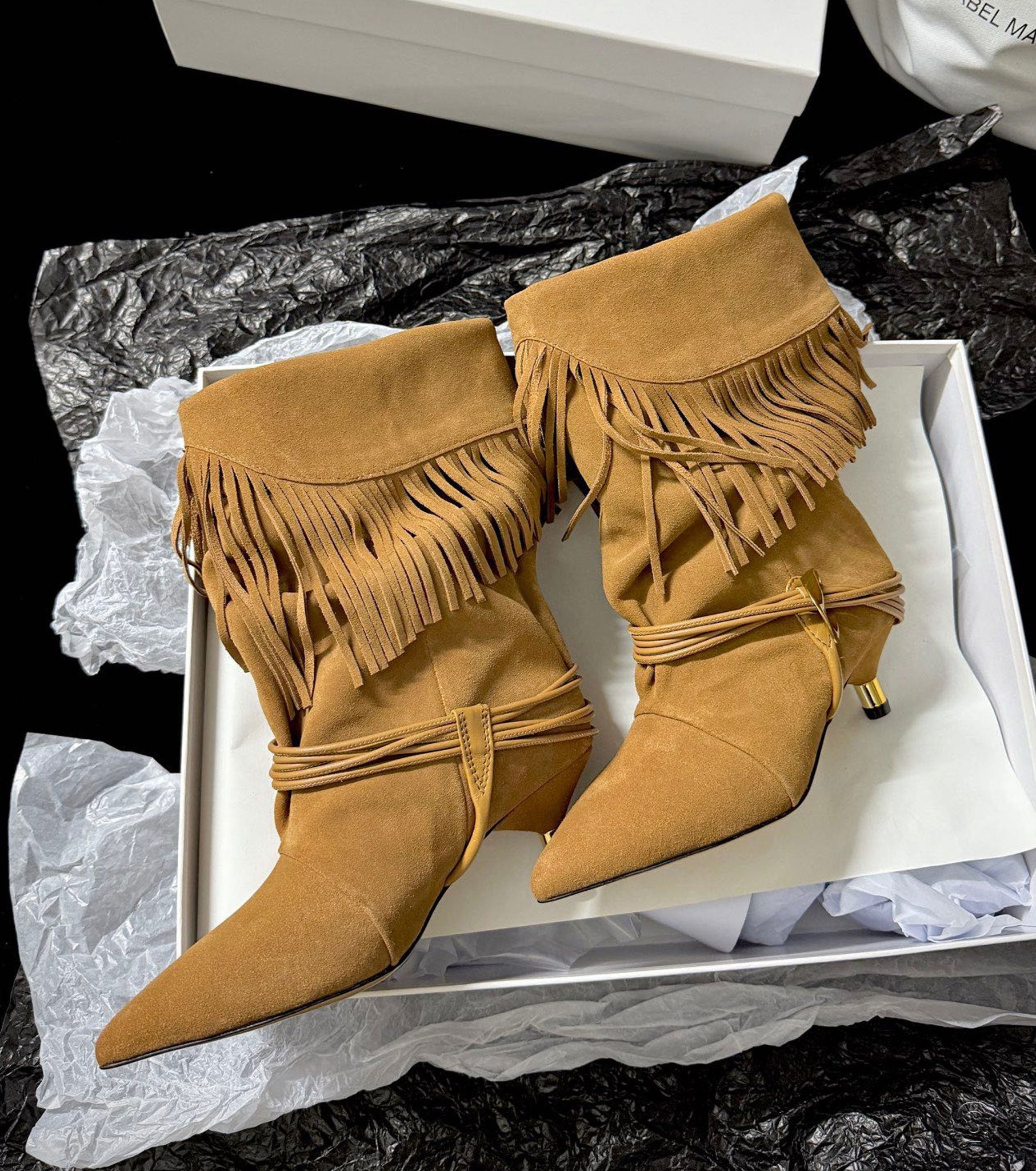 Suede boots