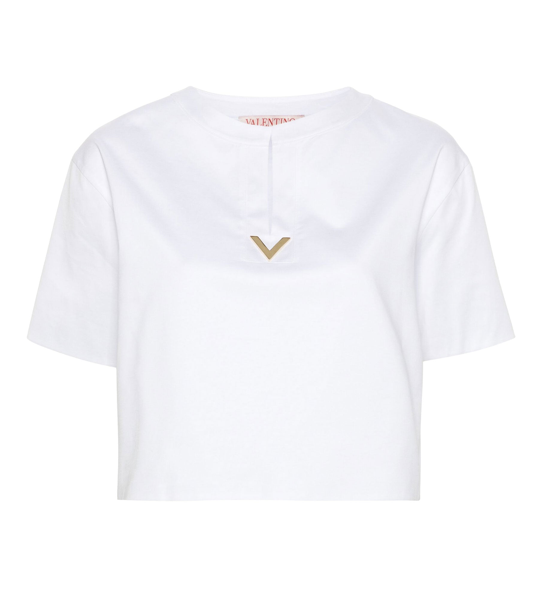 Front of V cropped t-shirt - Nixxy Shop