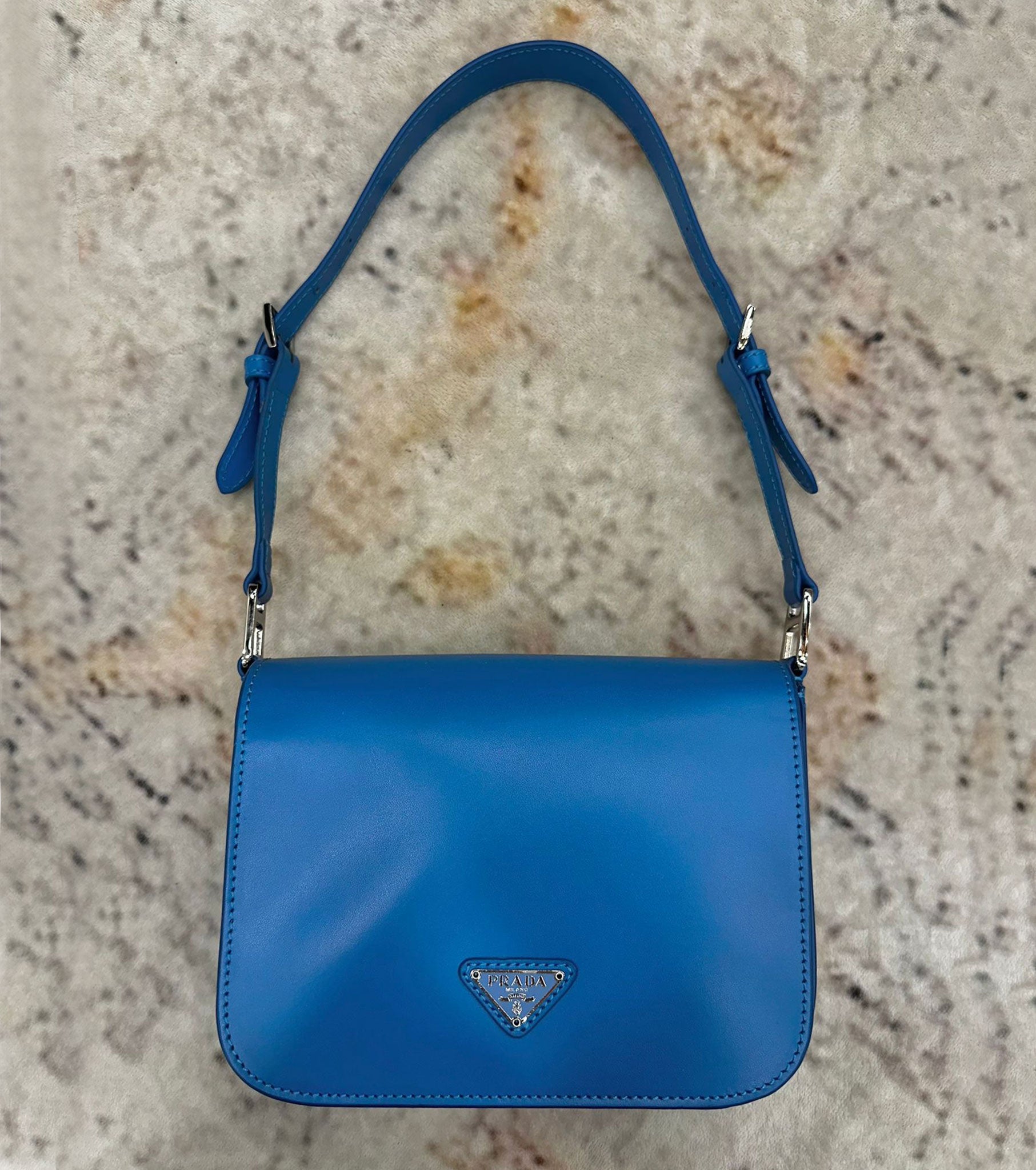 Brushed Leather Shoulder Bag