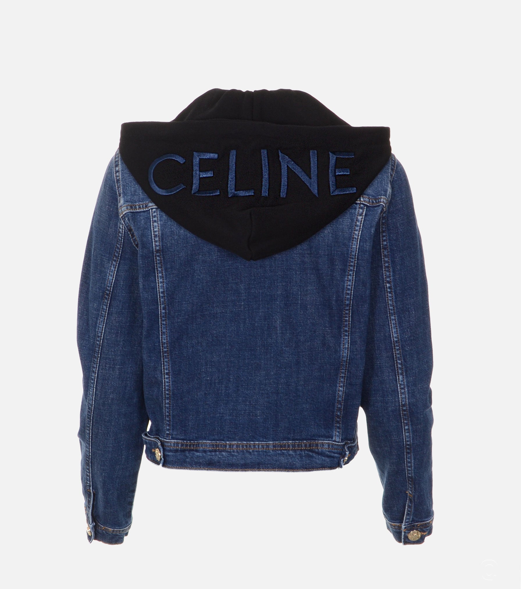 Denim Jacket with a Hood