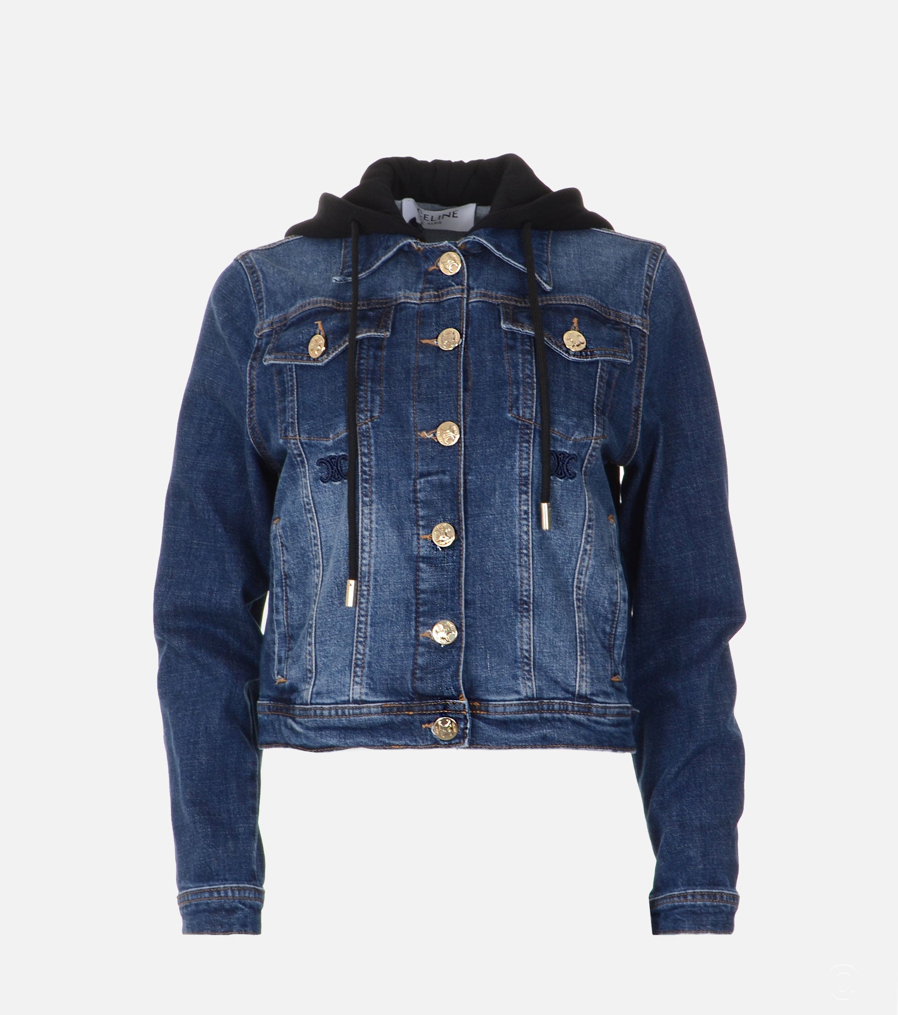 Denim Jacket with a Hood