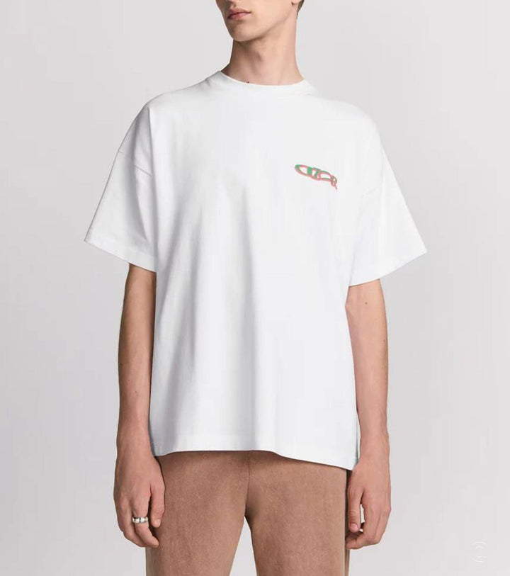 Model wear Louis Hamilton T-shirt  - Nixxy Shop
