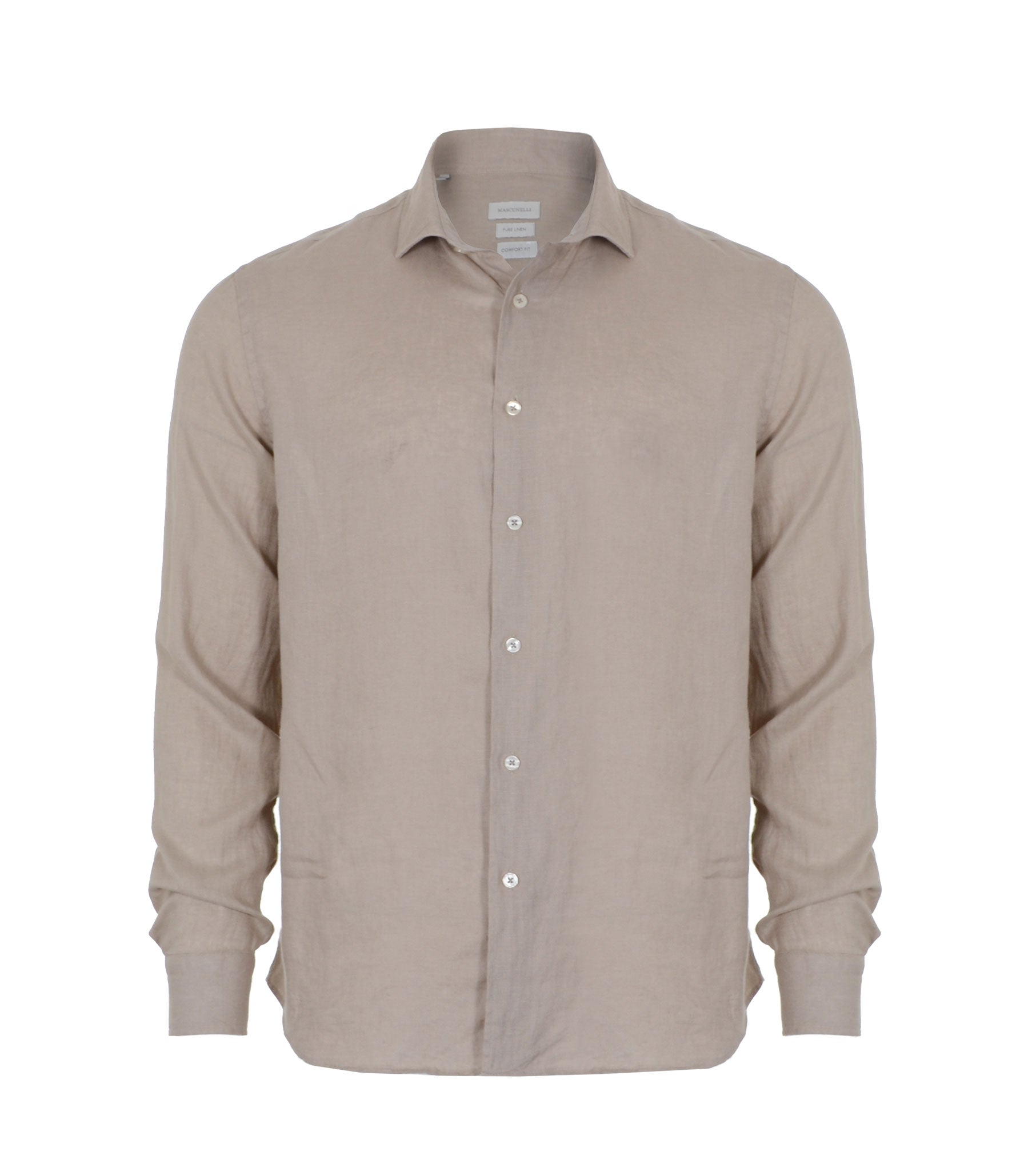 Men's Long-sleeved Linen Shirt