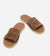 Suede sliders
