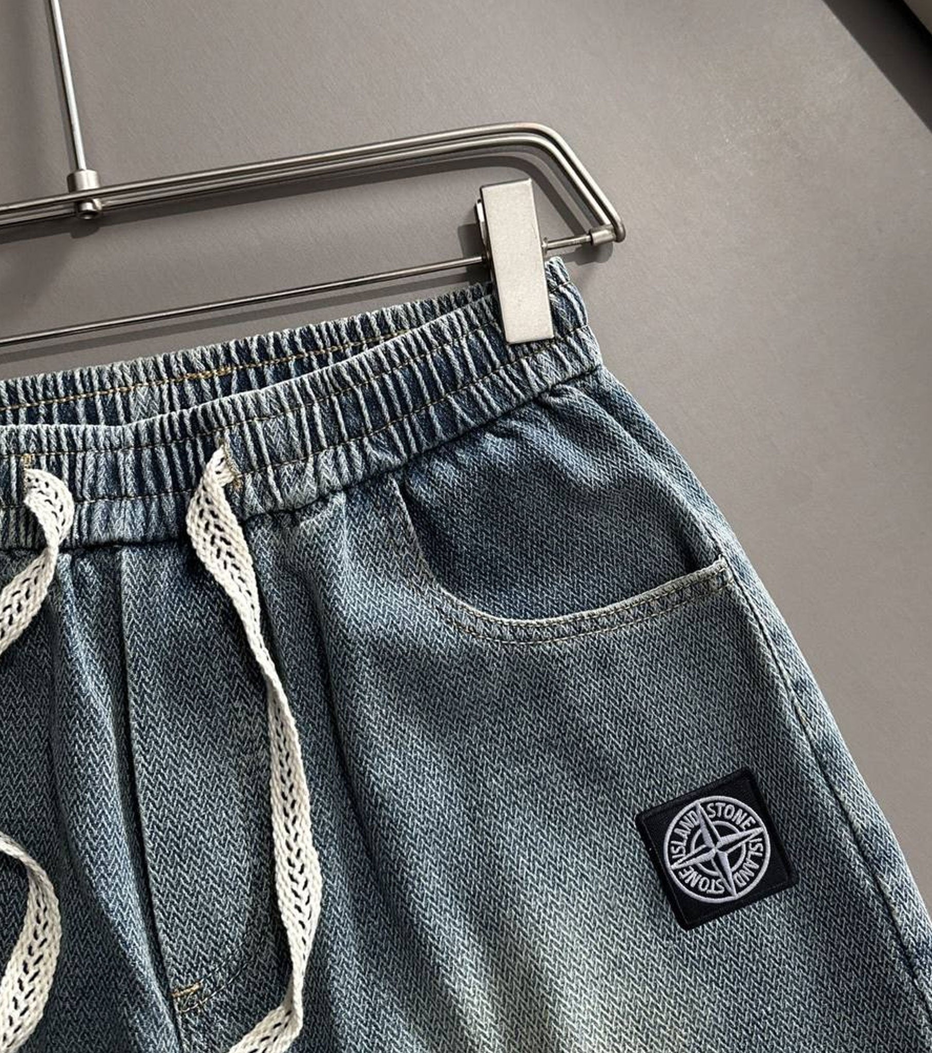 Denim Bermuda Shorts