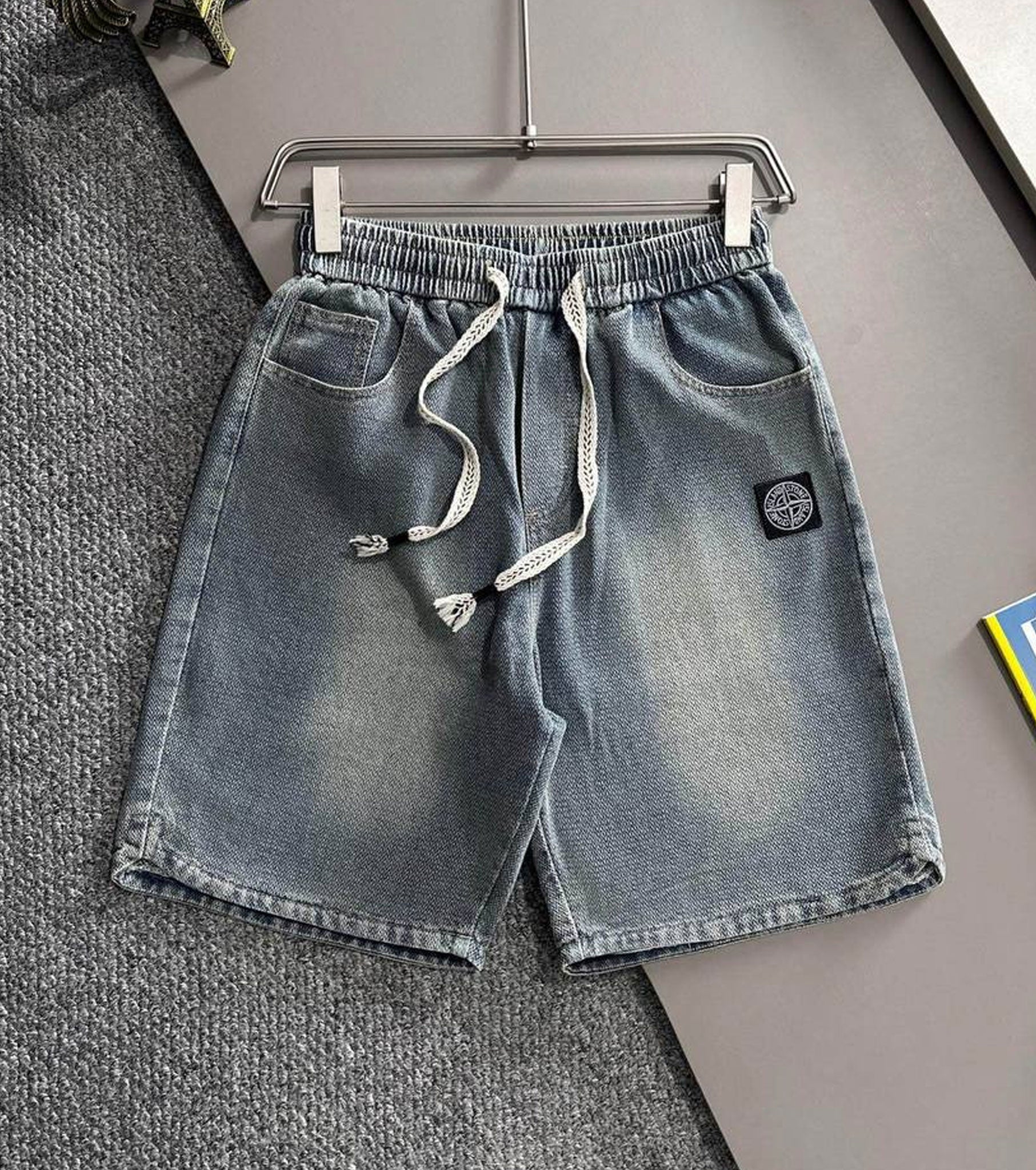 Denim Bermuda Shorts