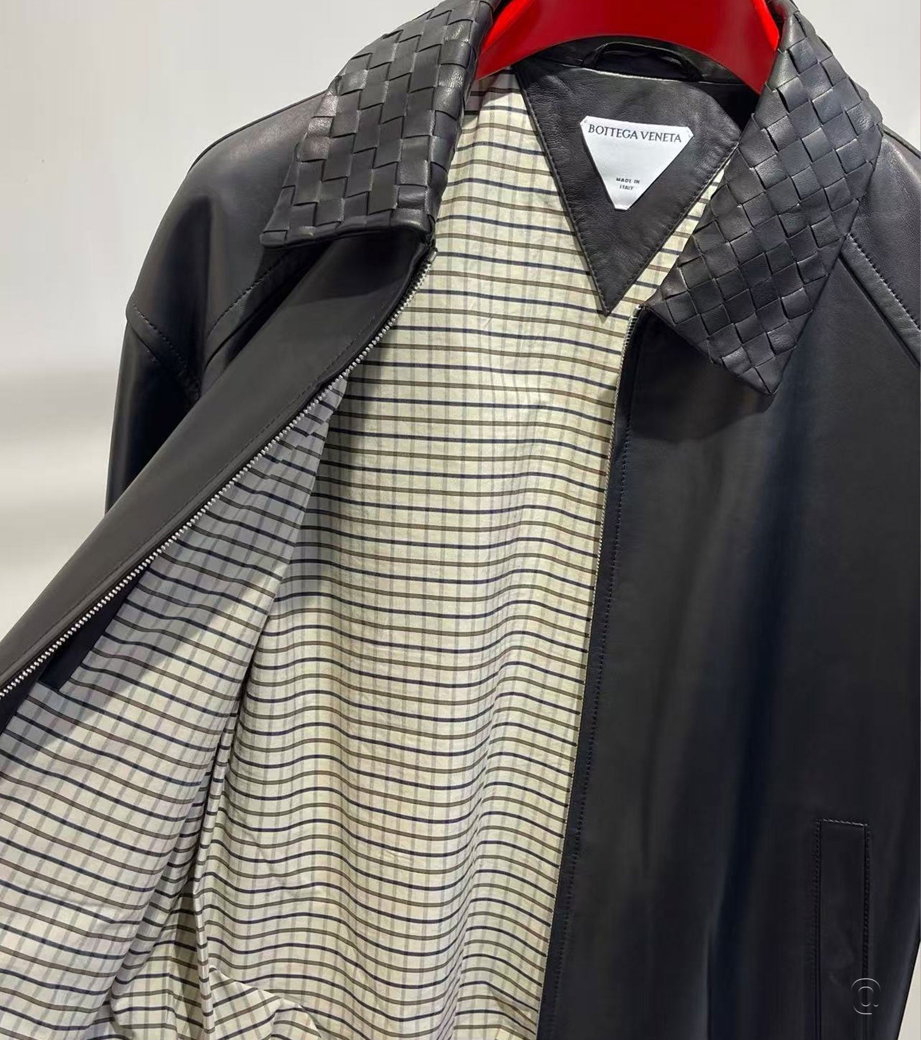 Men Leather Bomber