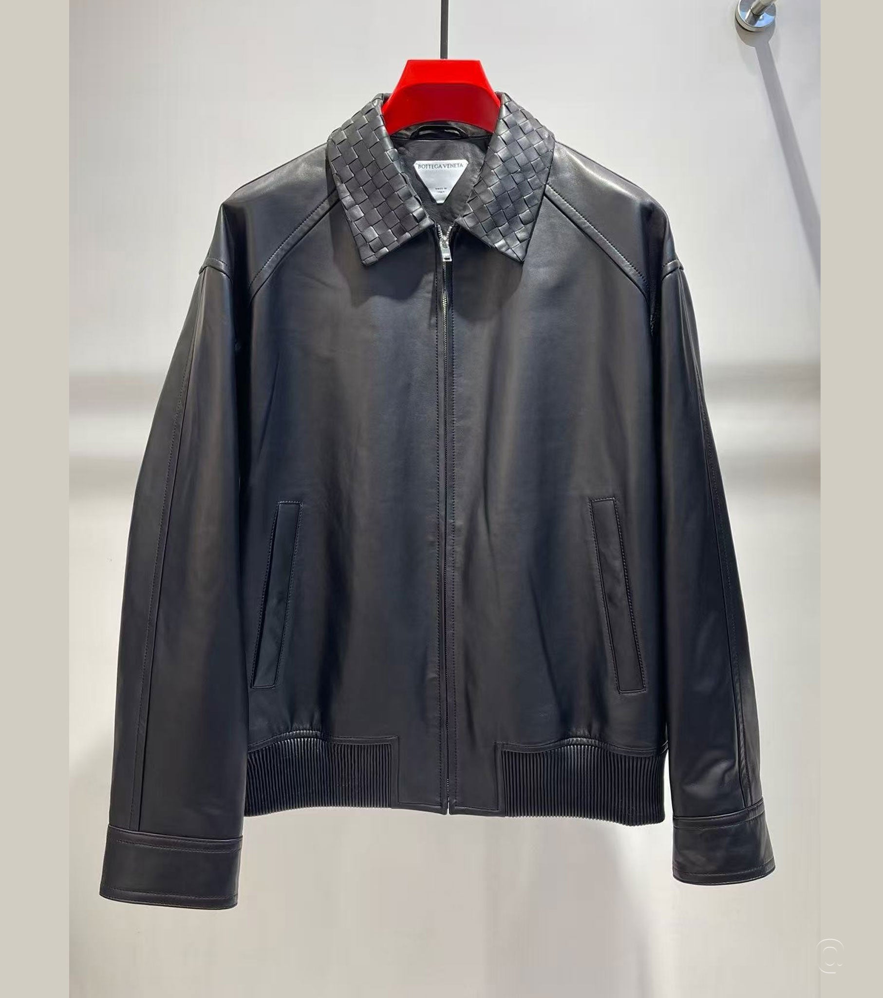 Men Leather Bomber