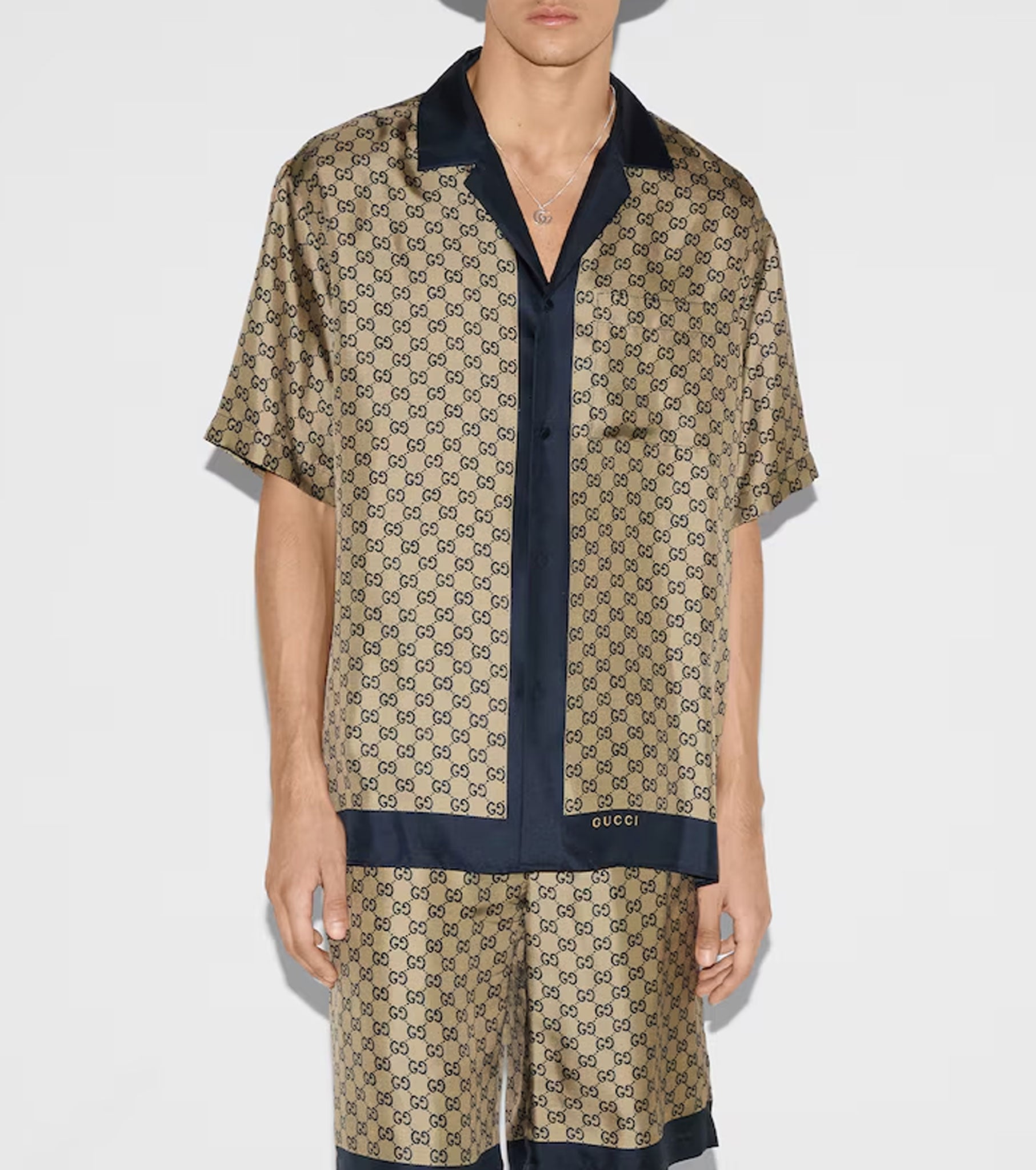 Printed Silk Shirt