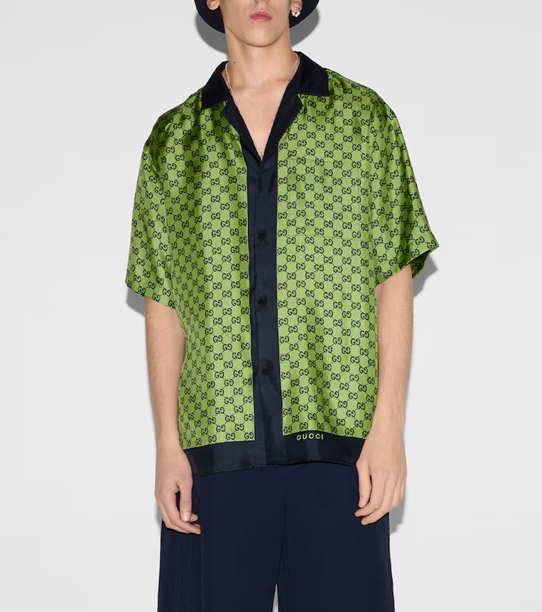 Printed Silk Shirt