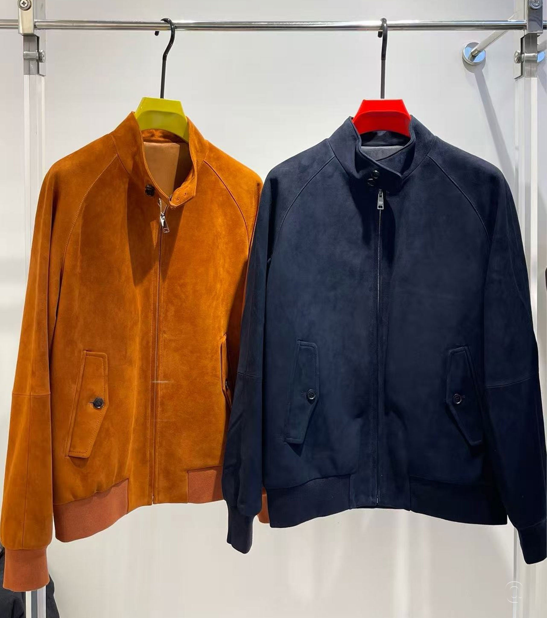 Men Suede Bomber