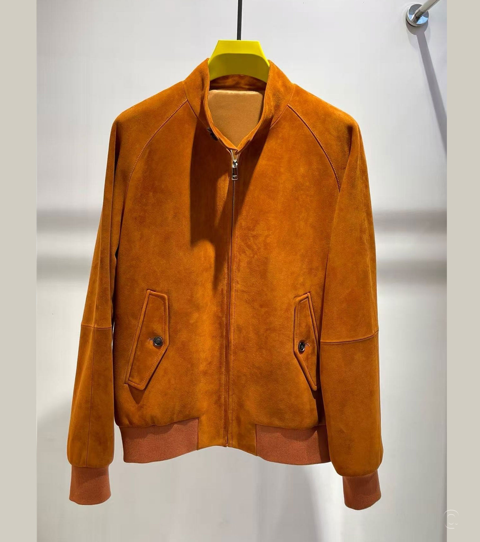Men Suede Bomber