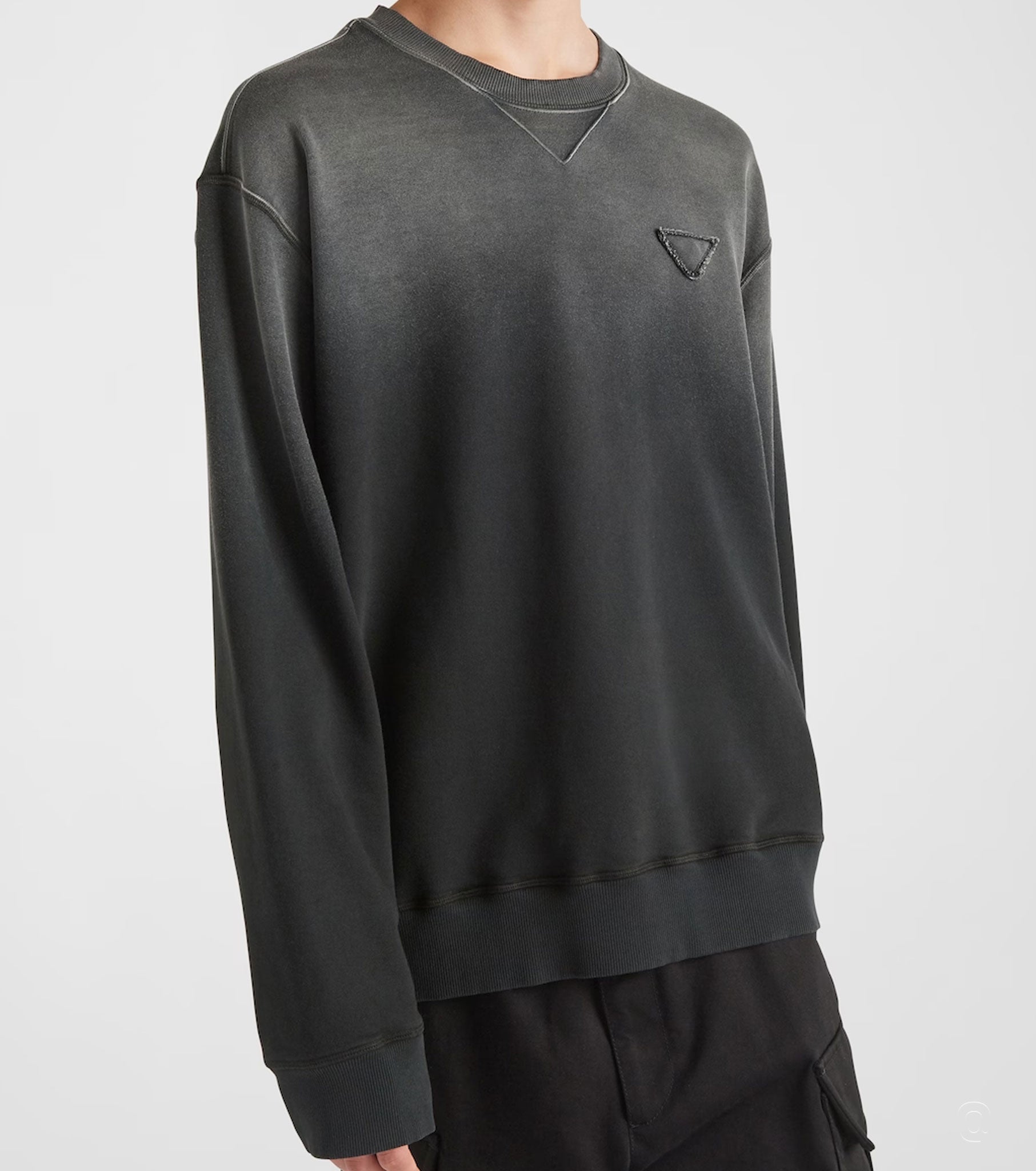 Gradient Cotton Sweatshirt