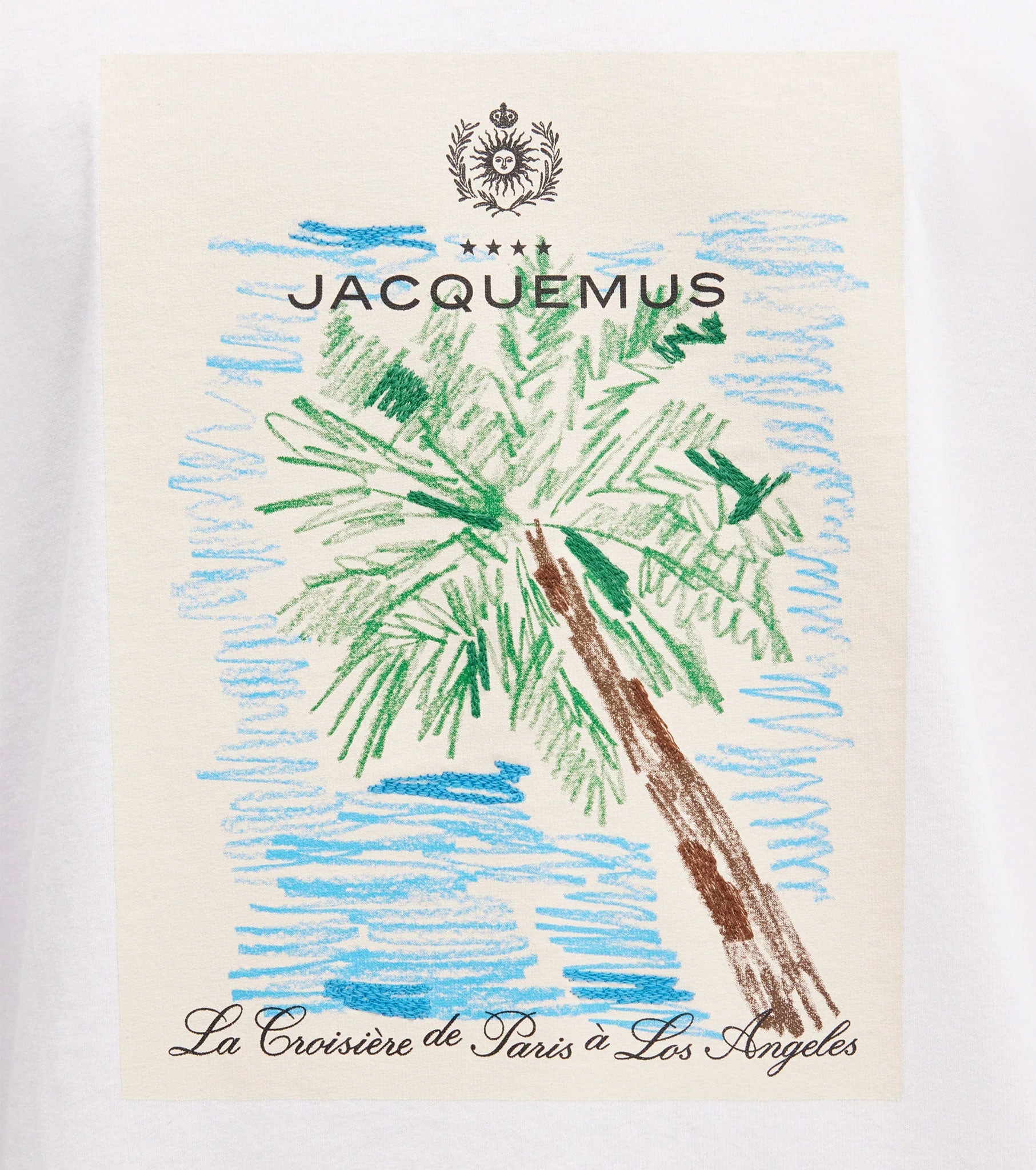 LA CROISIÈRE Postcard Printed t-shirt