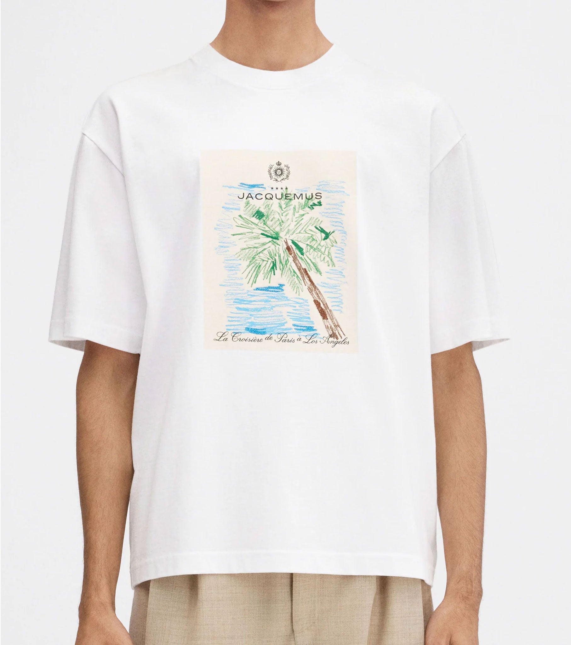 LA CROISIÈRE Postcard Printed t-shirt