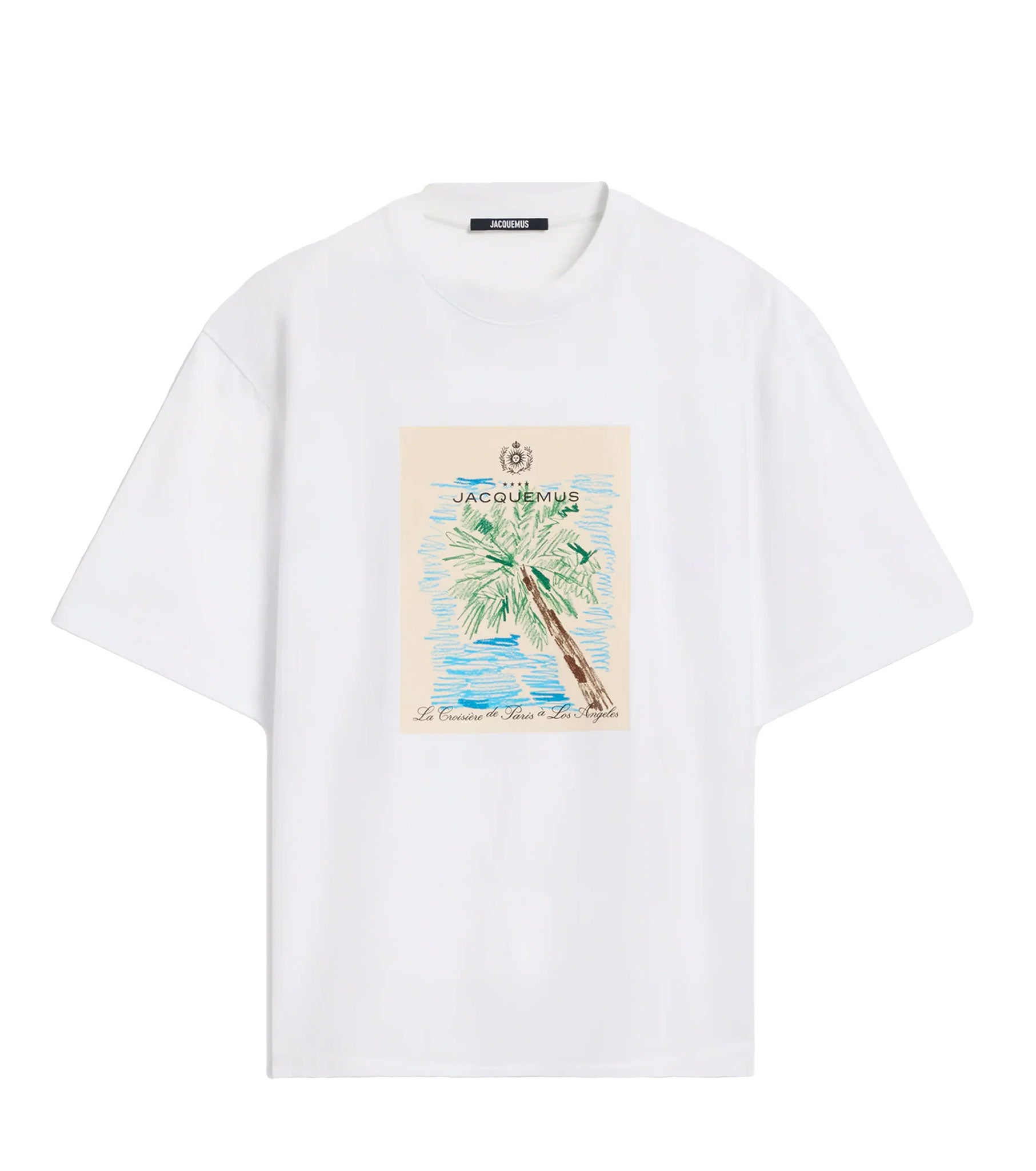 LA CROISIÈRE Postcard Printed t-shirt