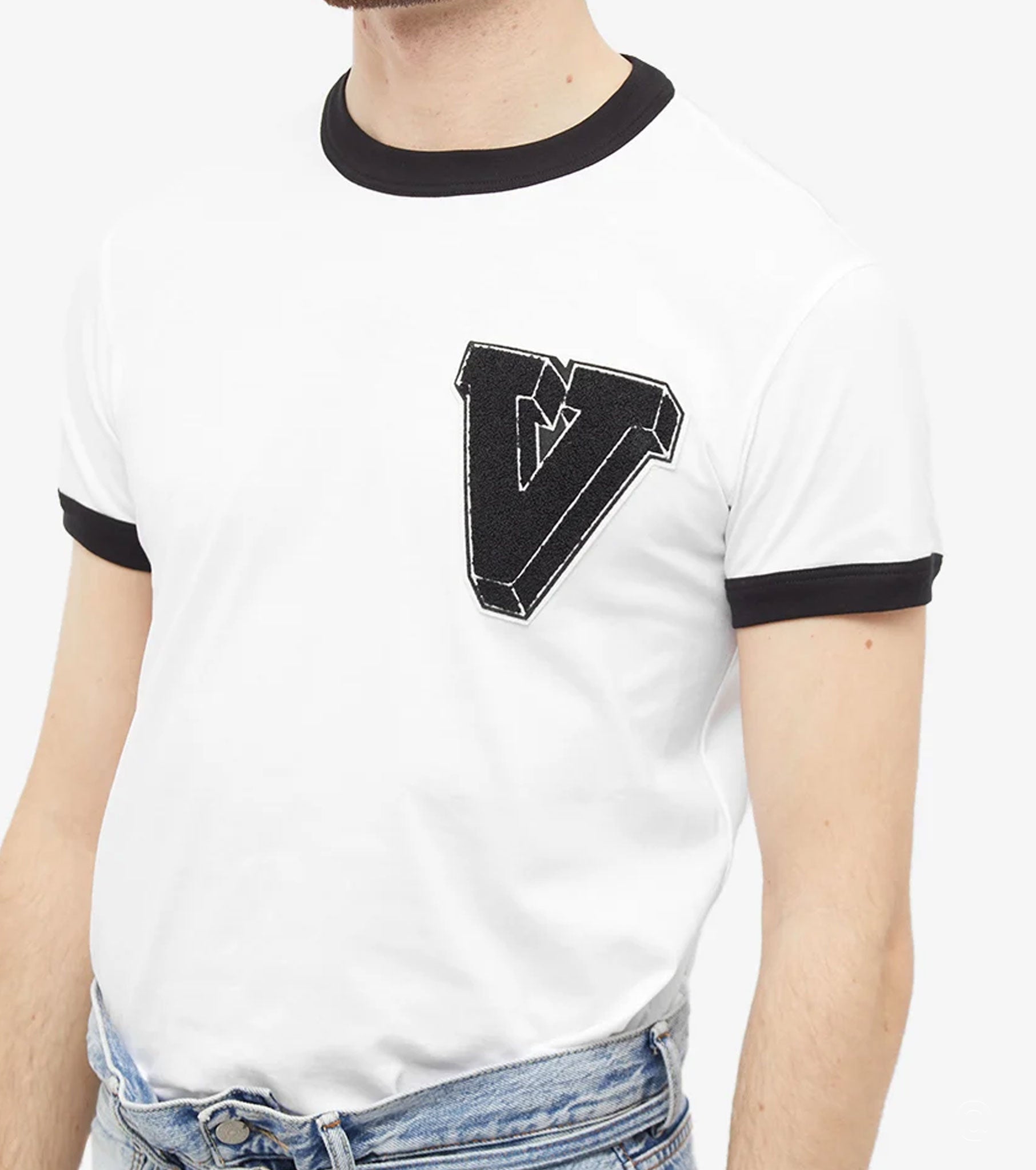 V Patch Logo T-shirt