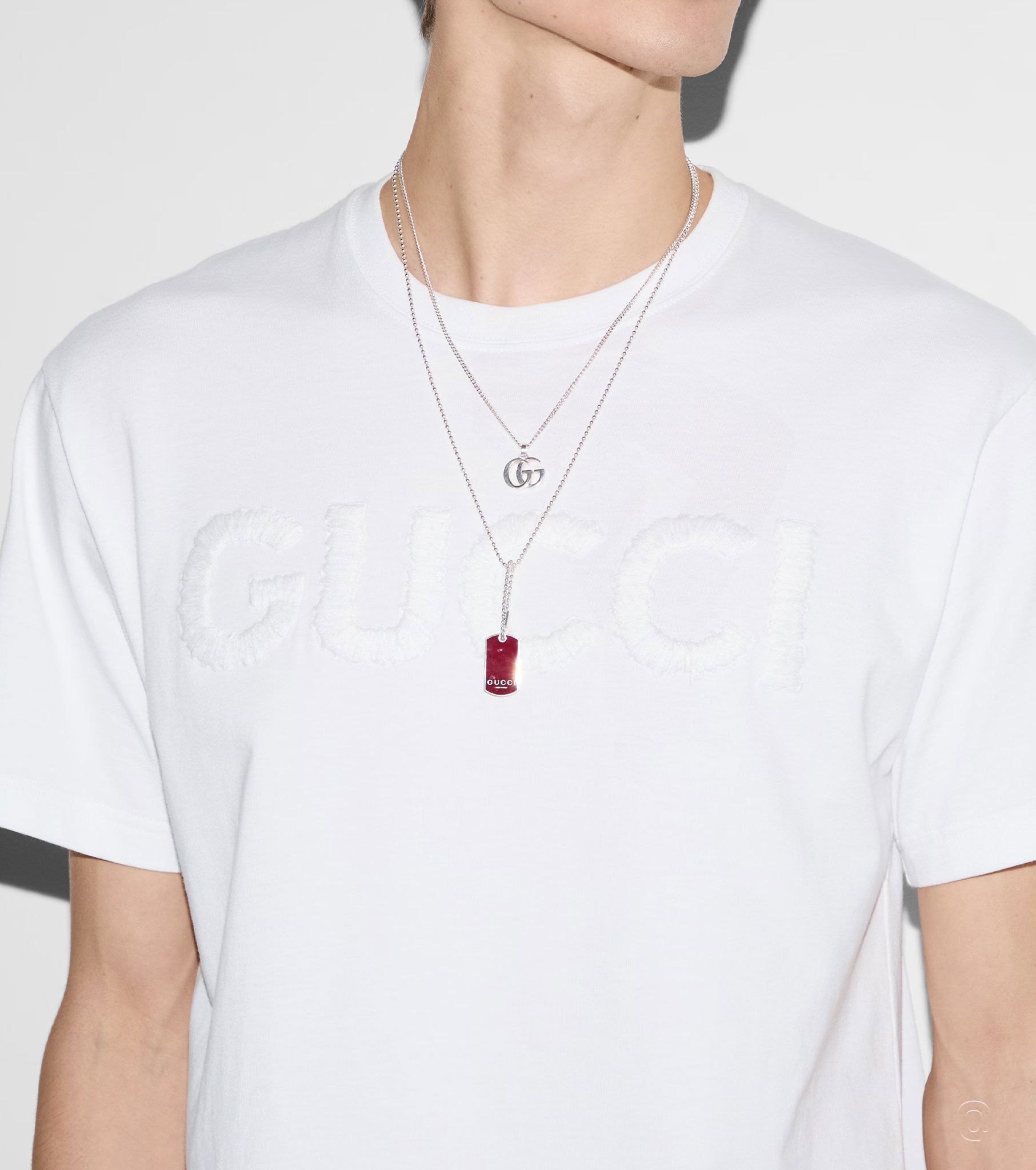 Embroidered cotton jersey T-shirt GC1082