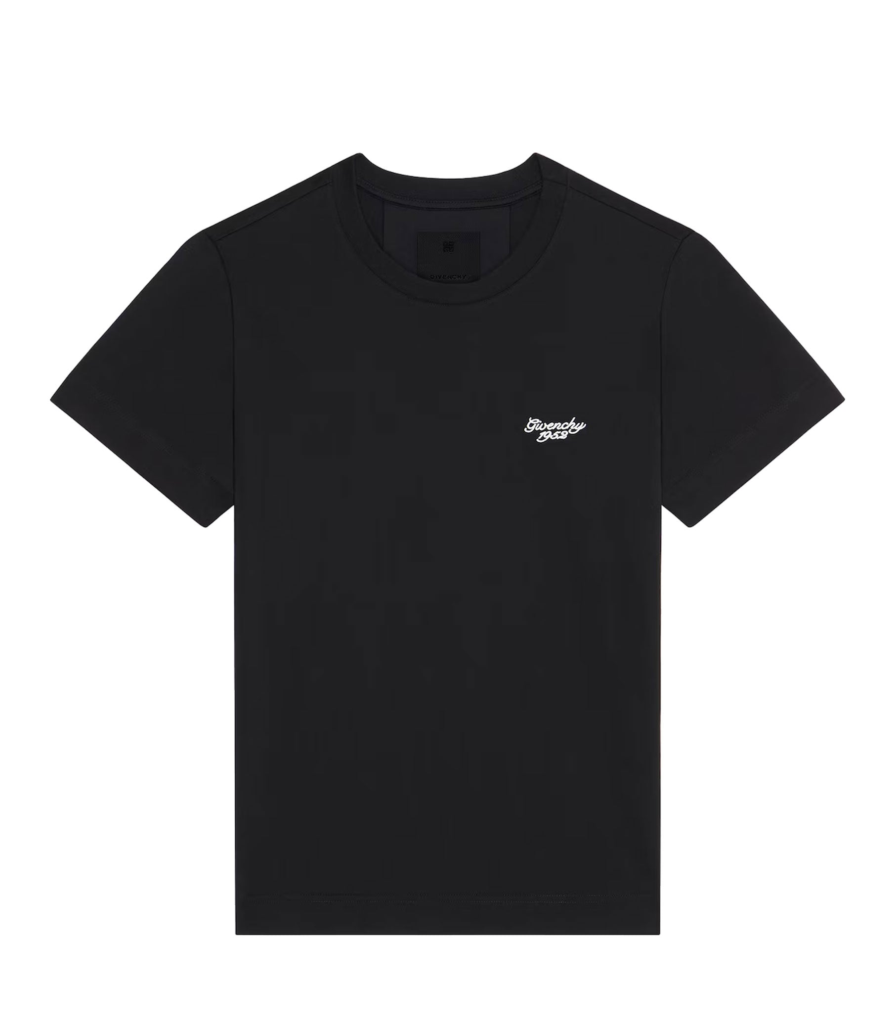 Black Embroidered Logo T-shirt