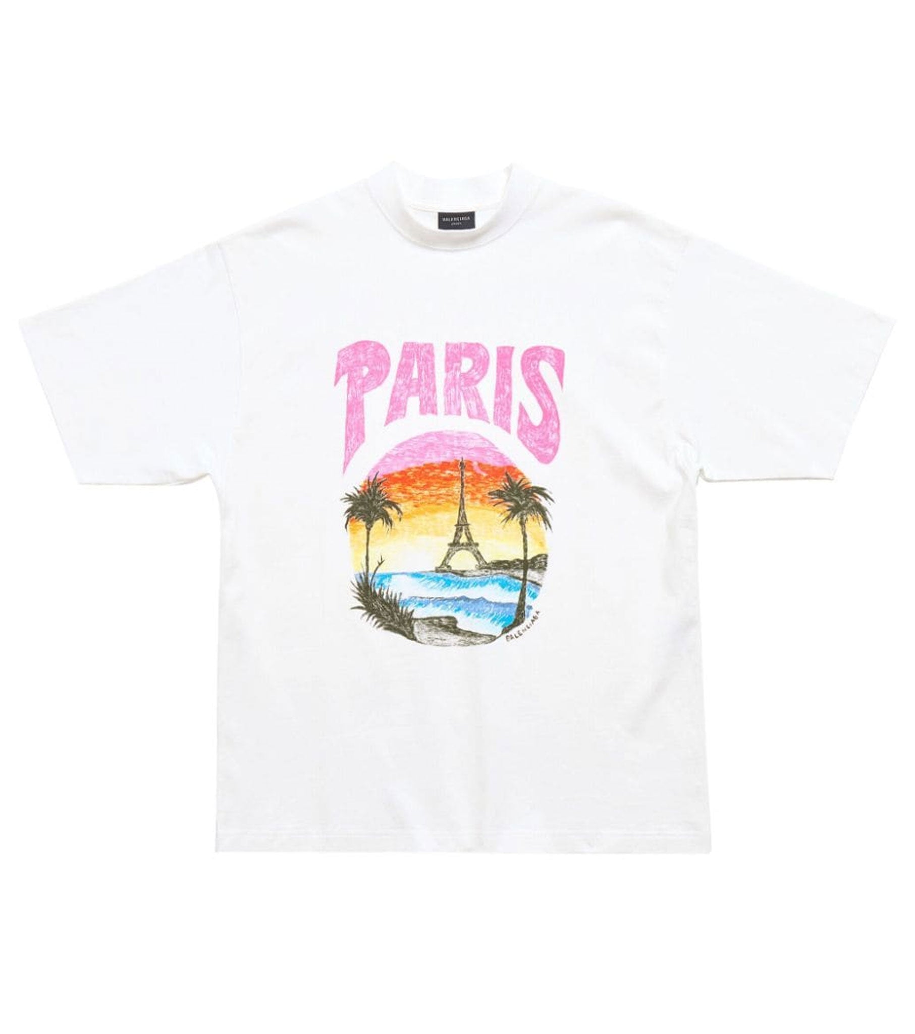 Tropical Paris T-Shirt BLC1022W