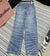 Printed Washed Denim